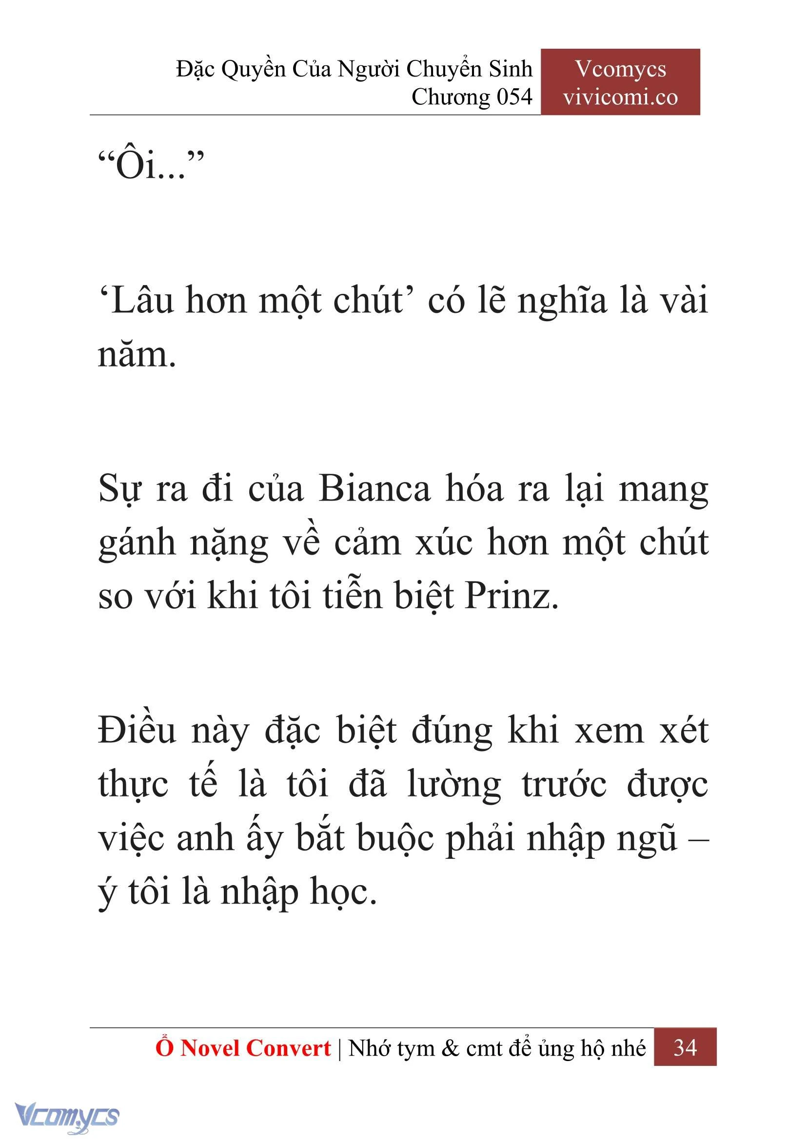 [Novel] Đặc Quyền Của Người Chuyển Sinh Chapter  54 - 36