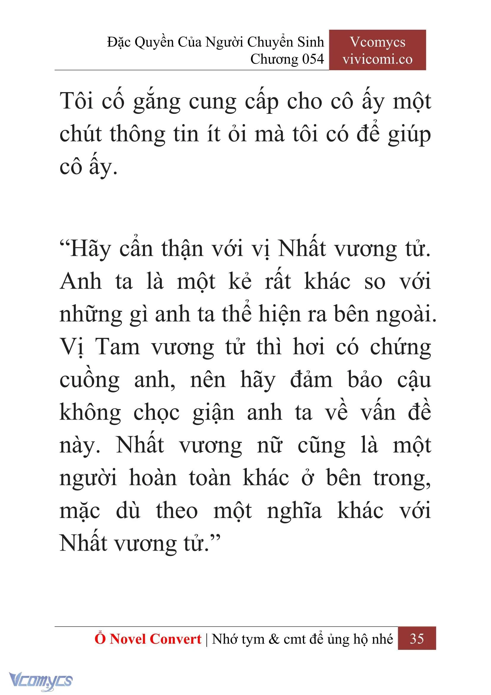 [Novel] Đặc Quyền Của Người Chuyển Sinh Chapter  54 - 37