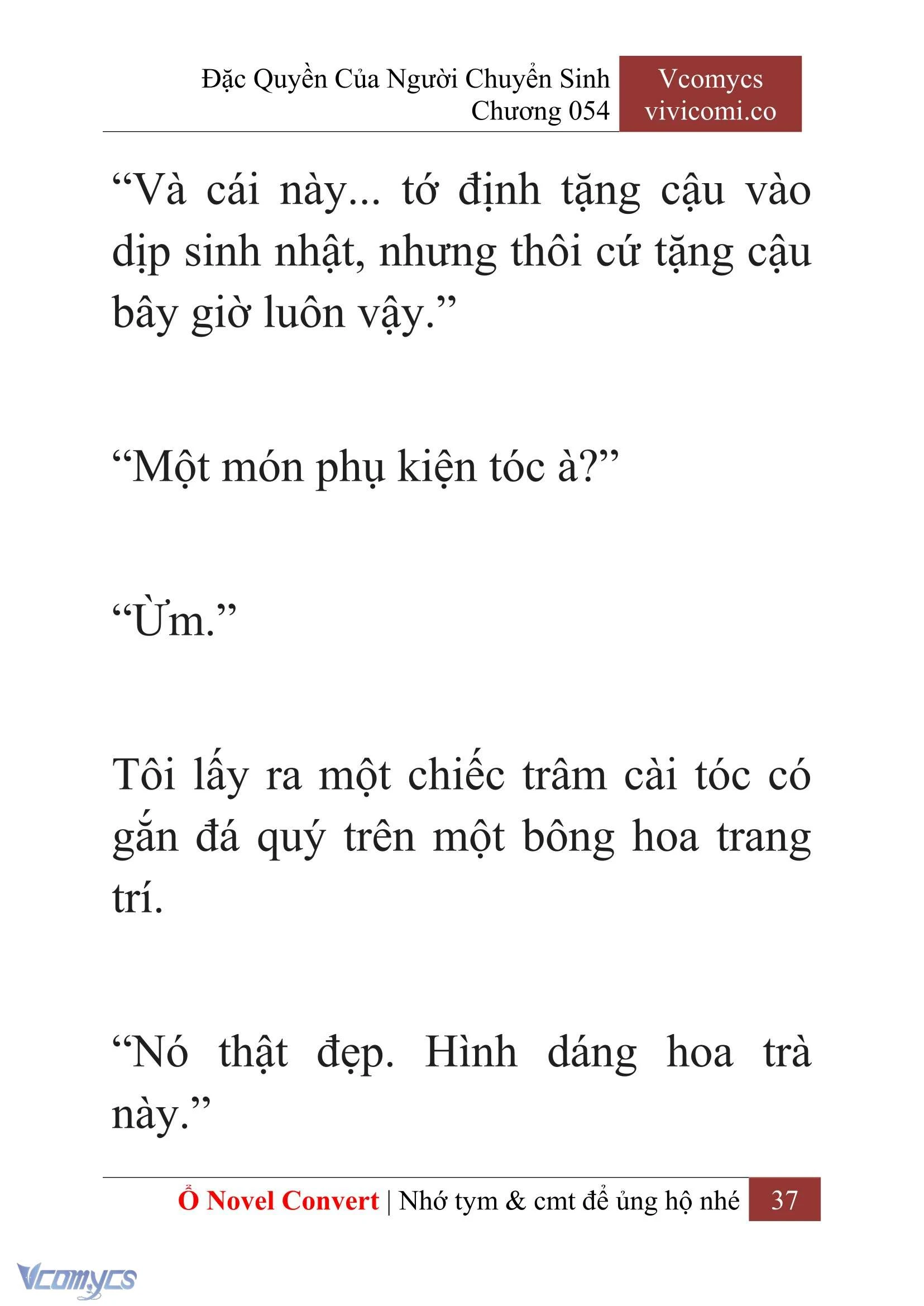 [Novel] Đặc Quyền Của Người Chuyển Sinh Chapter  54 - 39