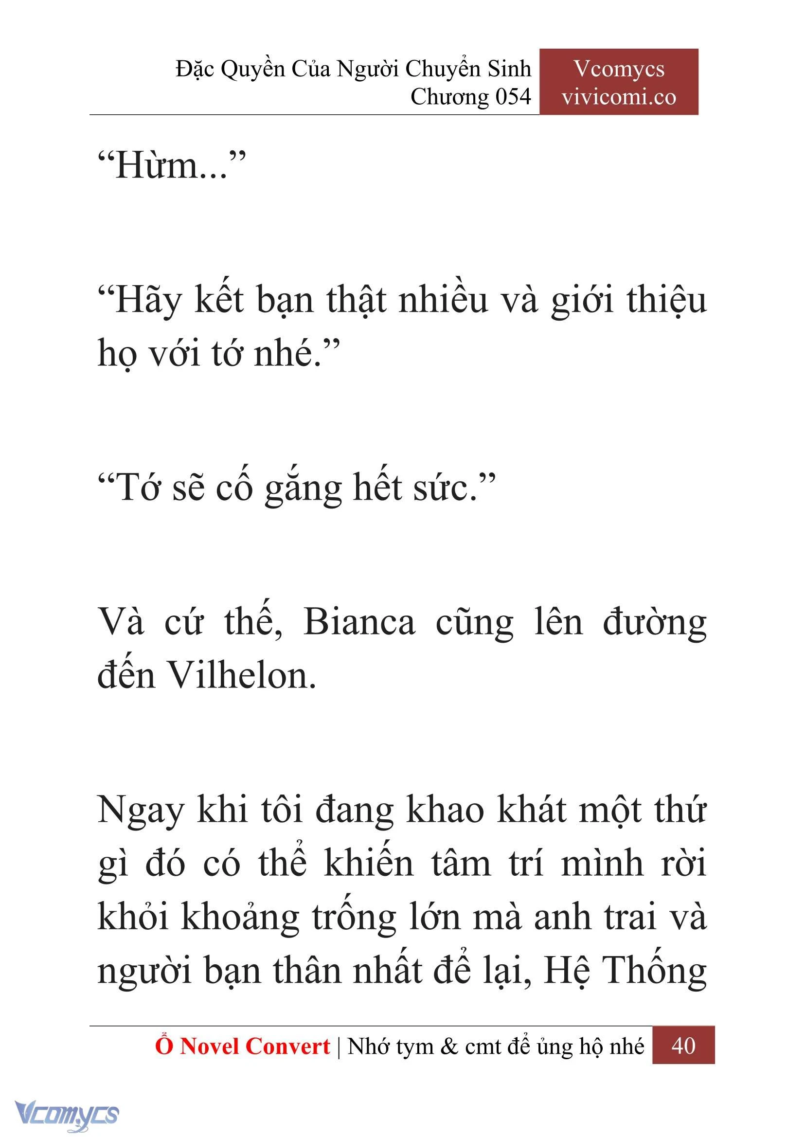 [Novel] Đặc Quyền Của Người Chuyển Sinh Chapter  54 - 42