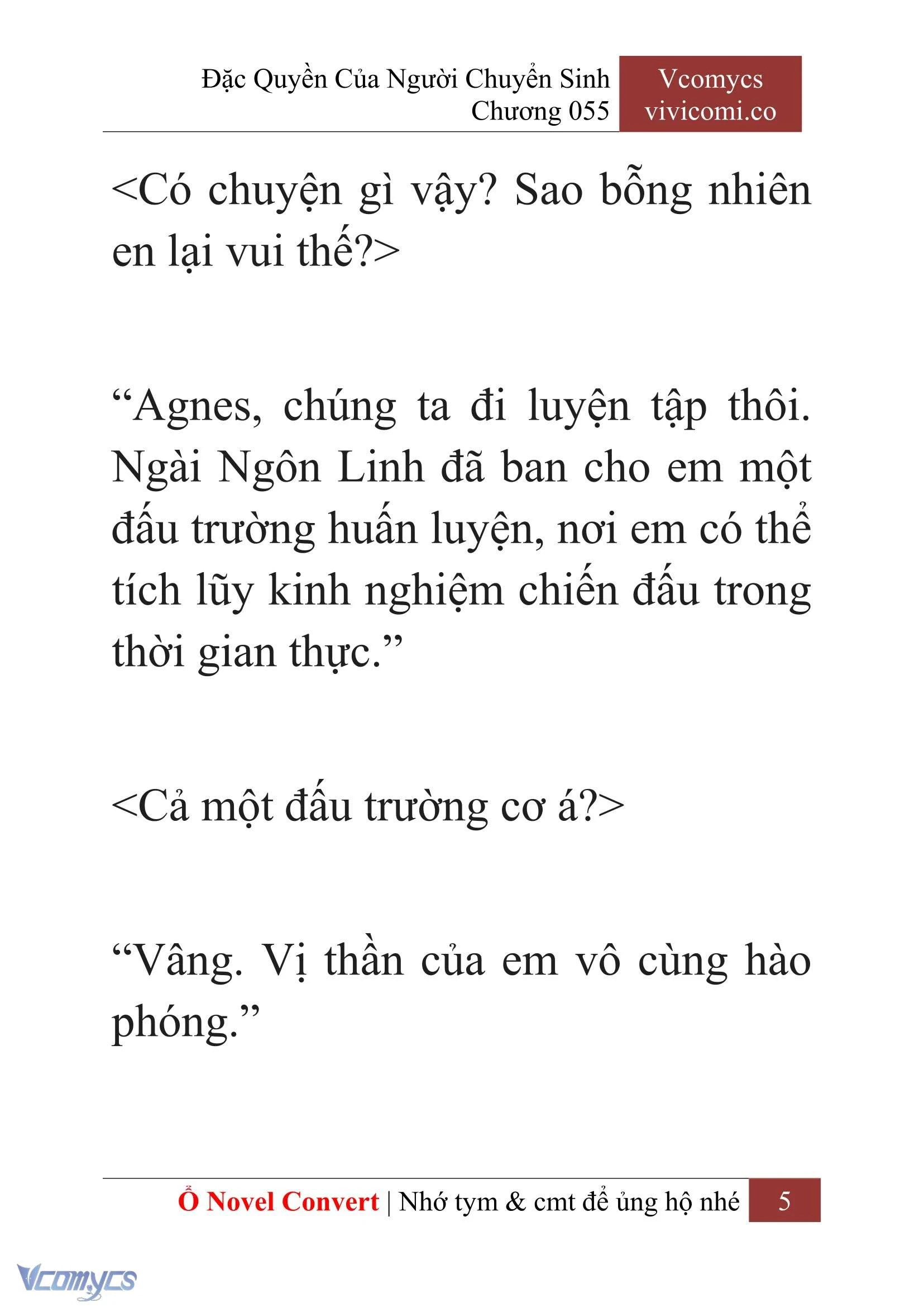 [Novel] Đặc Quyền Của Người Chuyển Sinh Chapter  55 - 7