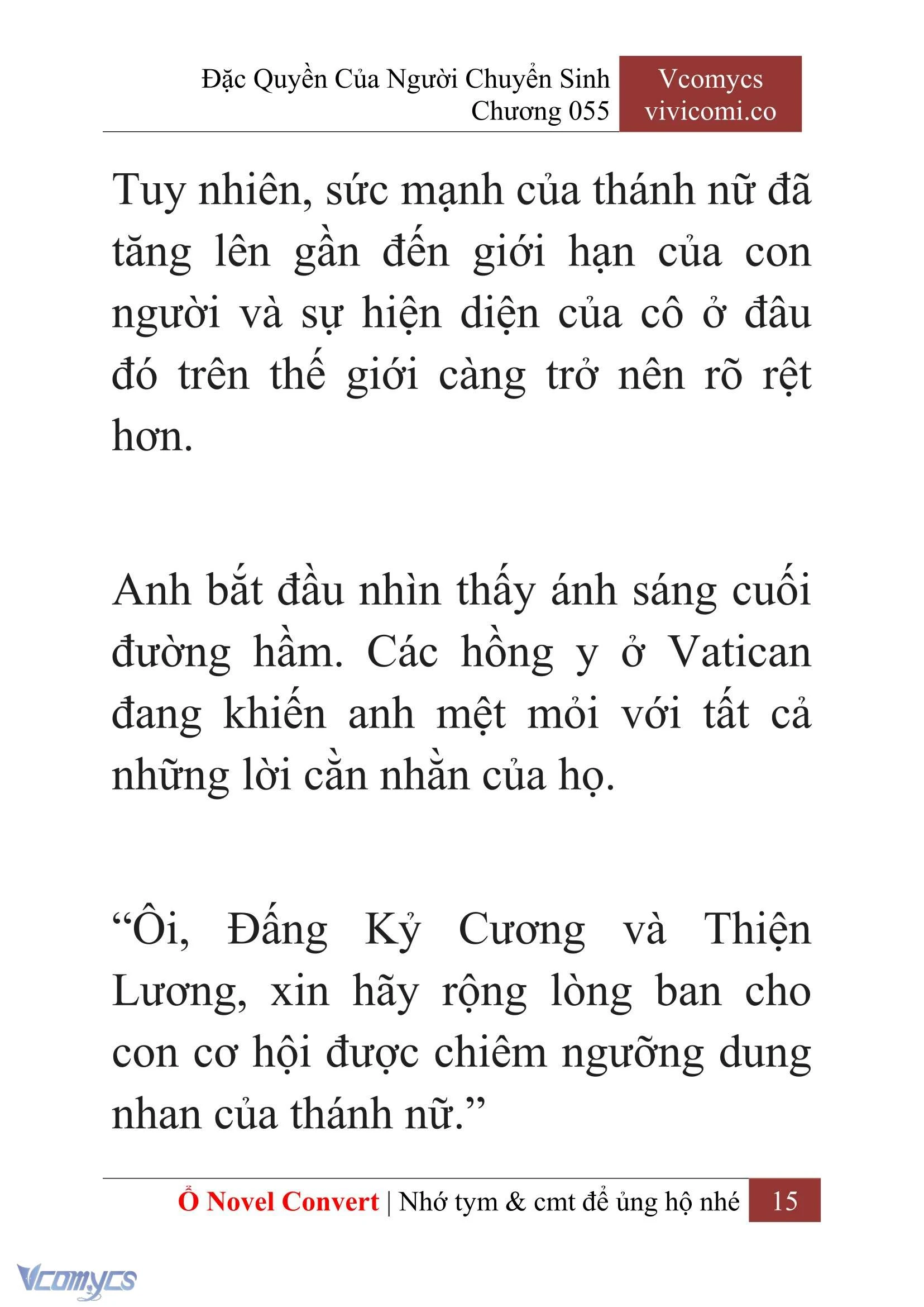 [Novel] Đặc Quyền Của Người Chuyển Sinh Chapter  55 - 17
