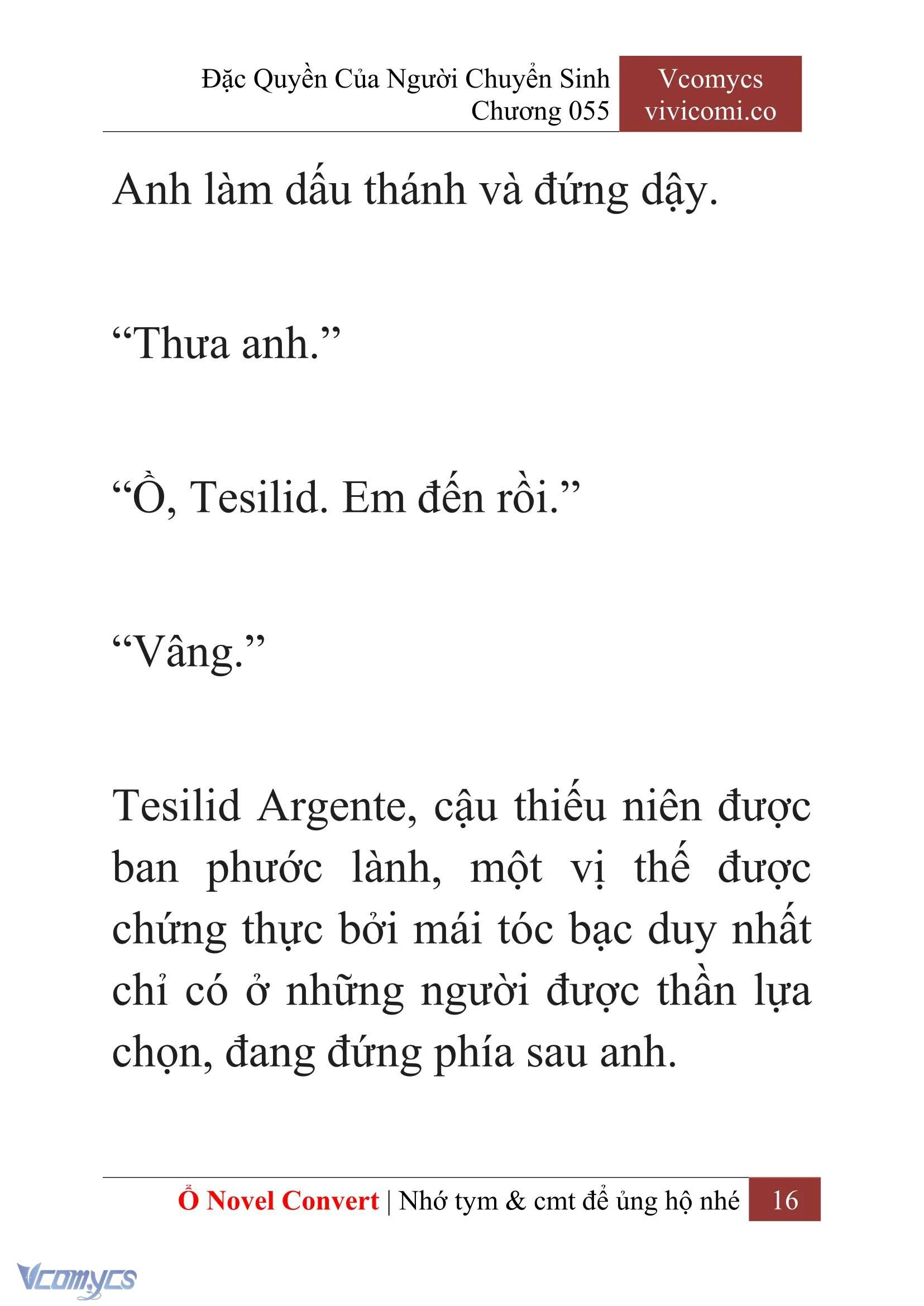 [Novel] Đặc Quyền Của Người Chuyển Sinh Chapter  55 - 18