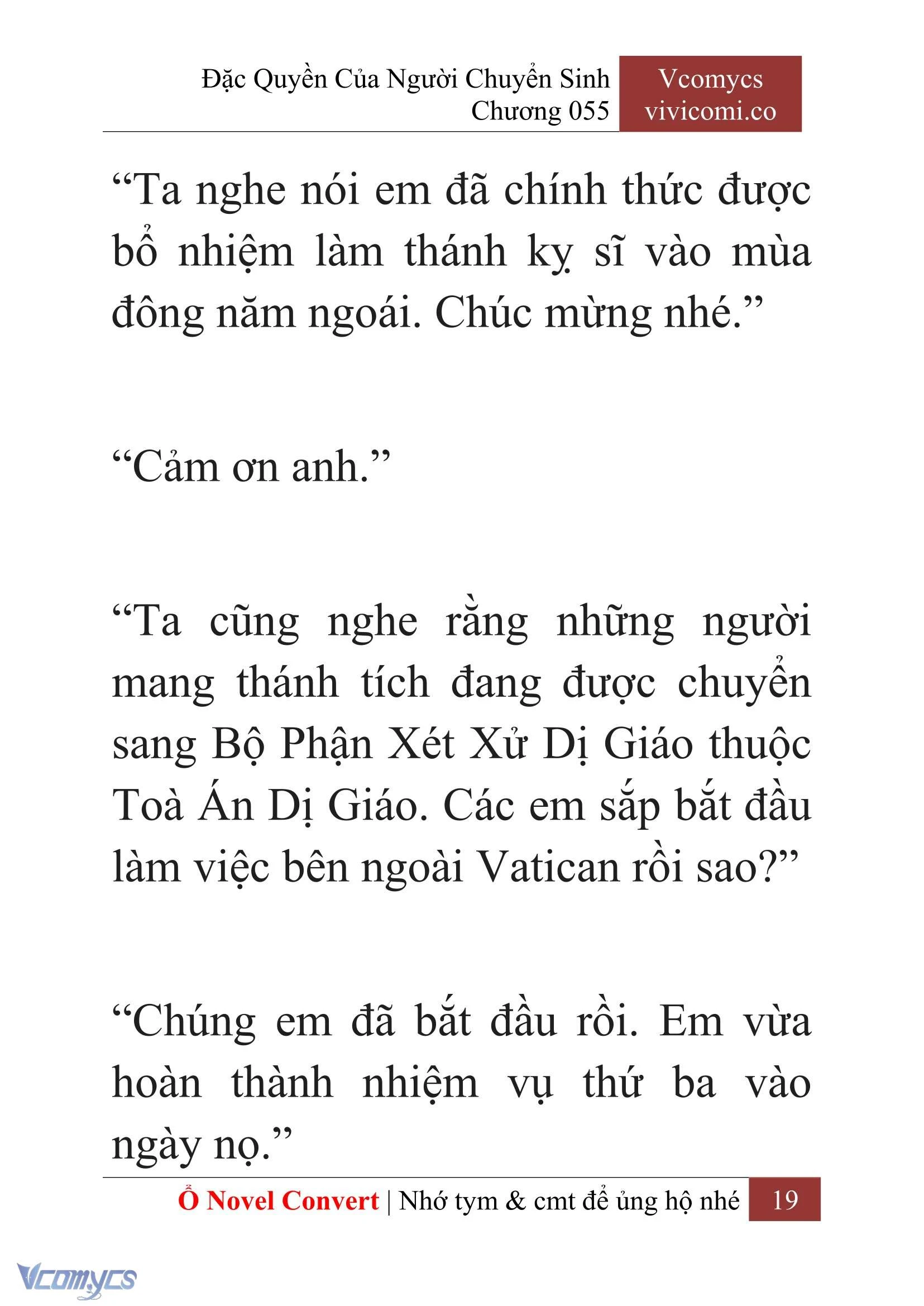 [Novel] Đặc Quyền Của Người Chuyển Sinh Chapter  55 - 21