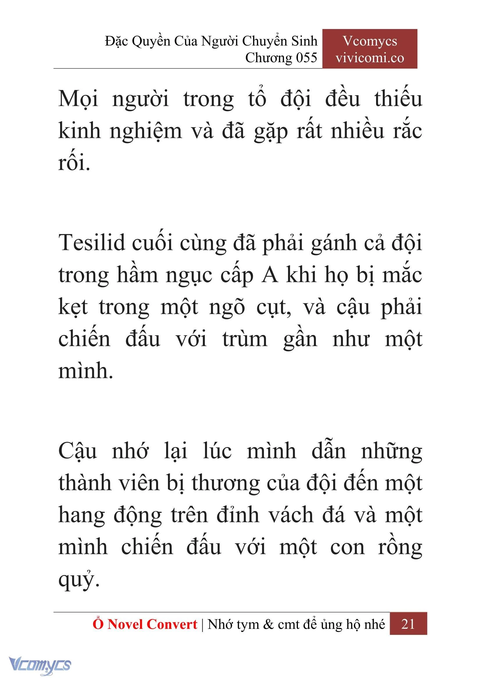 [Novel] Đặc Quyền Của Người Chuyển Sinh Chapter  55 - 23