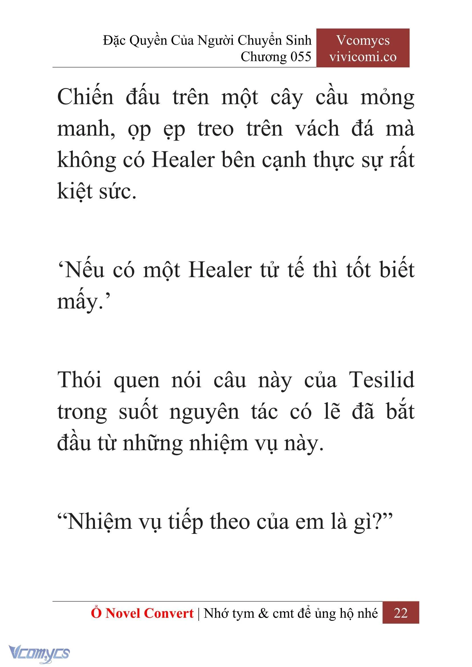 [Novel] Đặc Quyền Của Người Chuyển Sinh Chapter  55 - 24