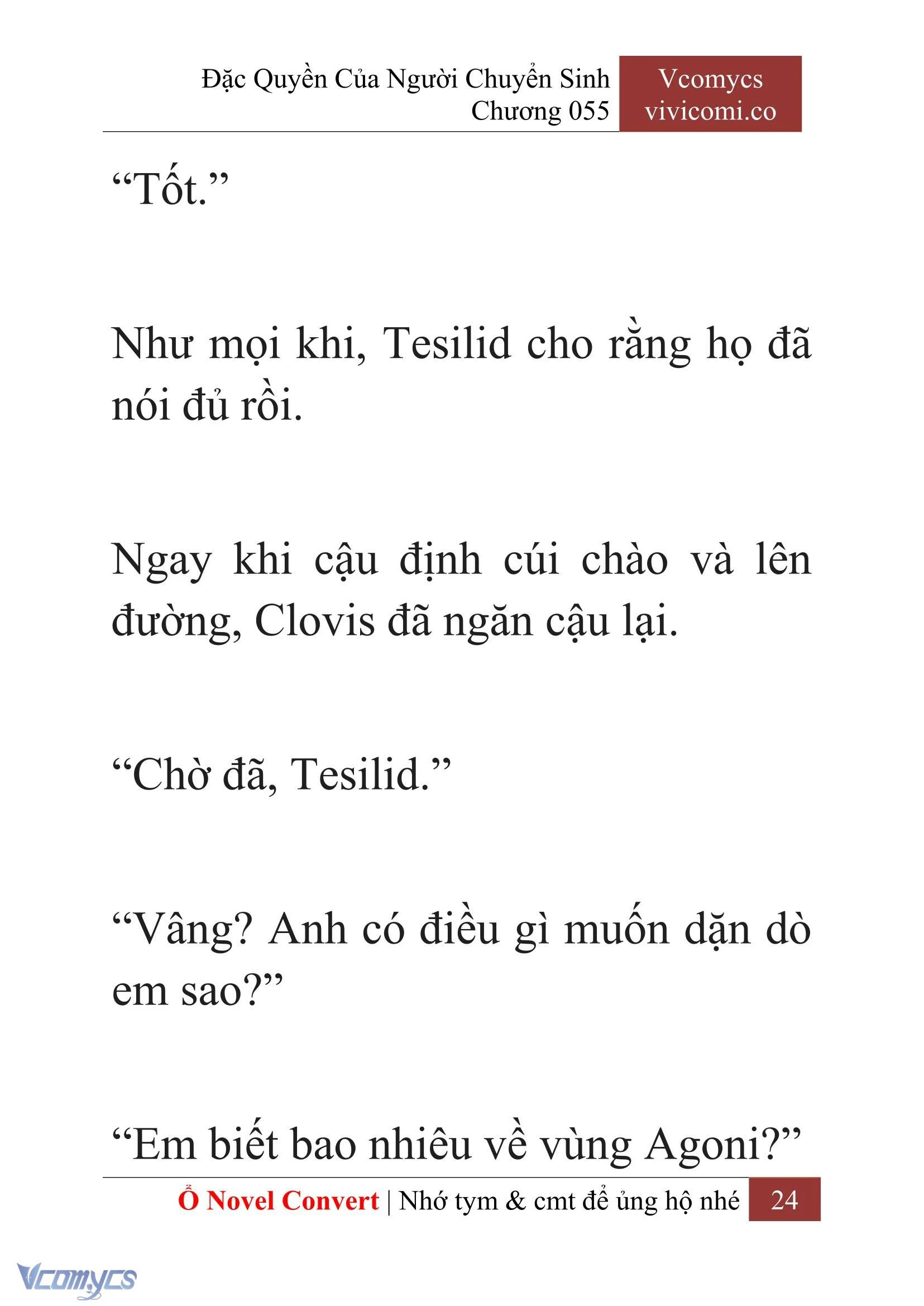 [Novel] Đặc Quyền Của Người Chuyển Sinh Chapter  55 - 26