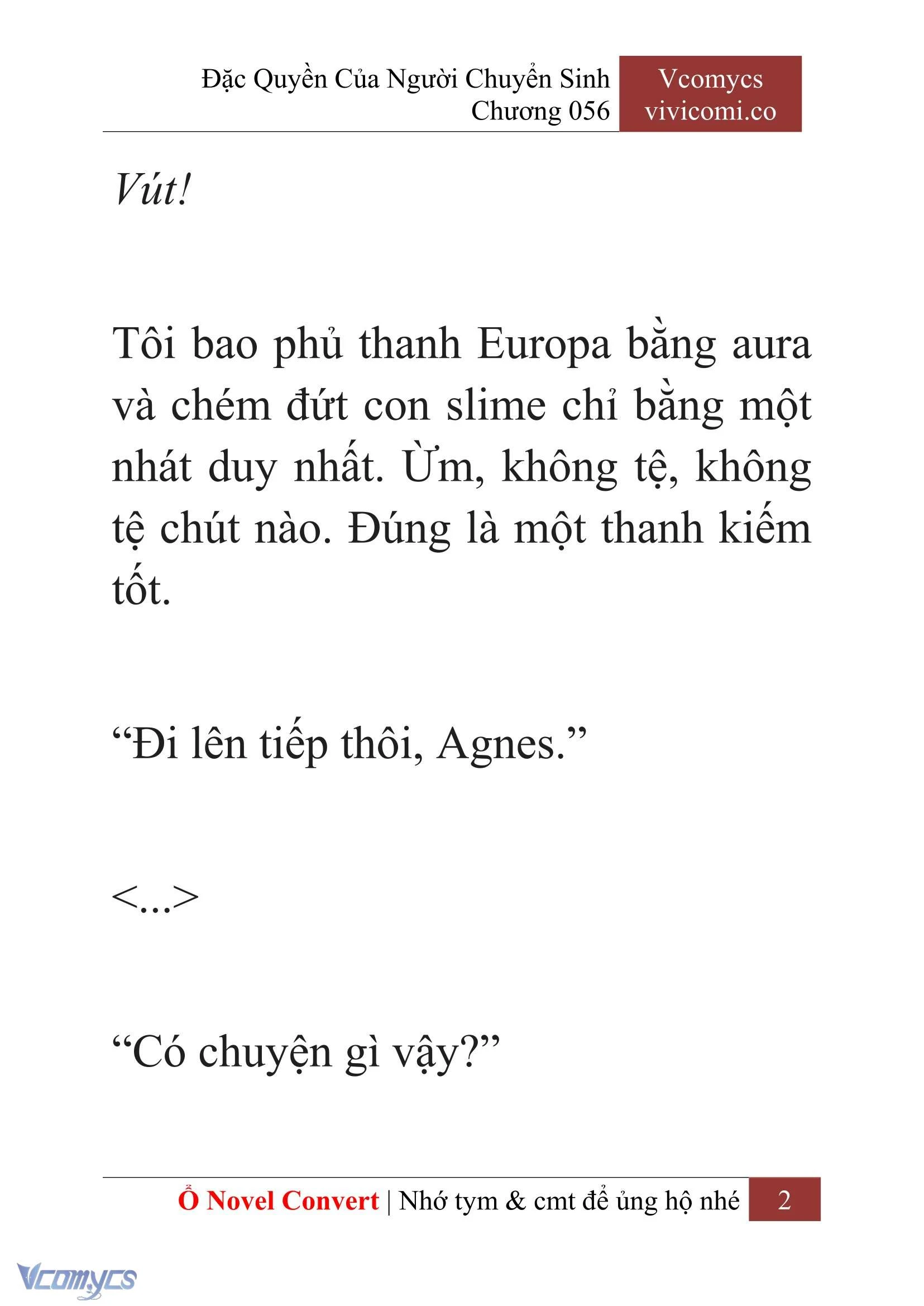 [Novel] Đặc Quyền Của Người Chuyển Sinh Chapter  56 - 4