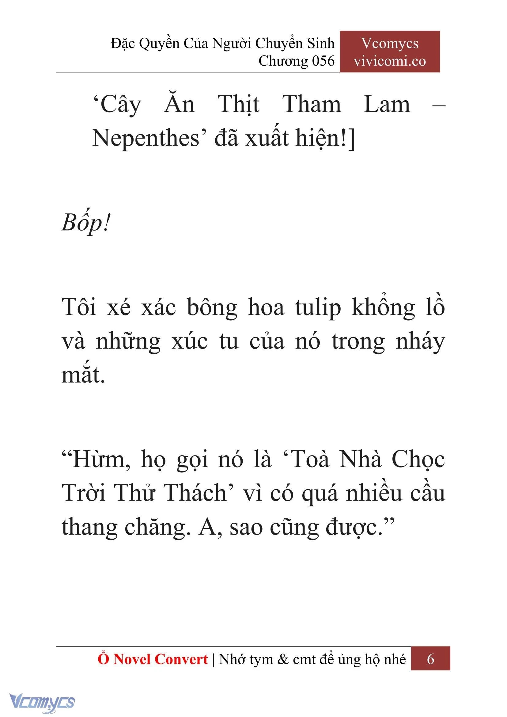 [Novel] Đặc Quyền Của Người Chuyển Sinh Chapter  56 - 8