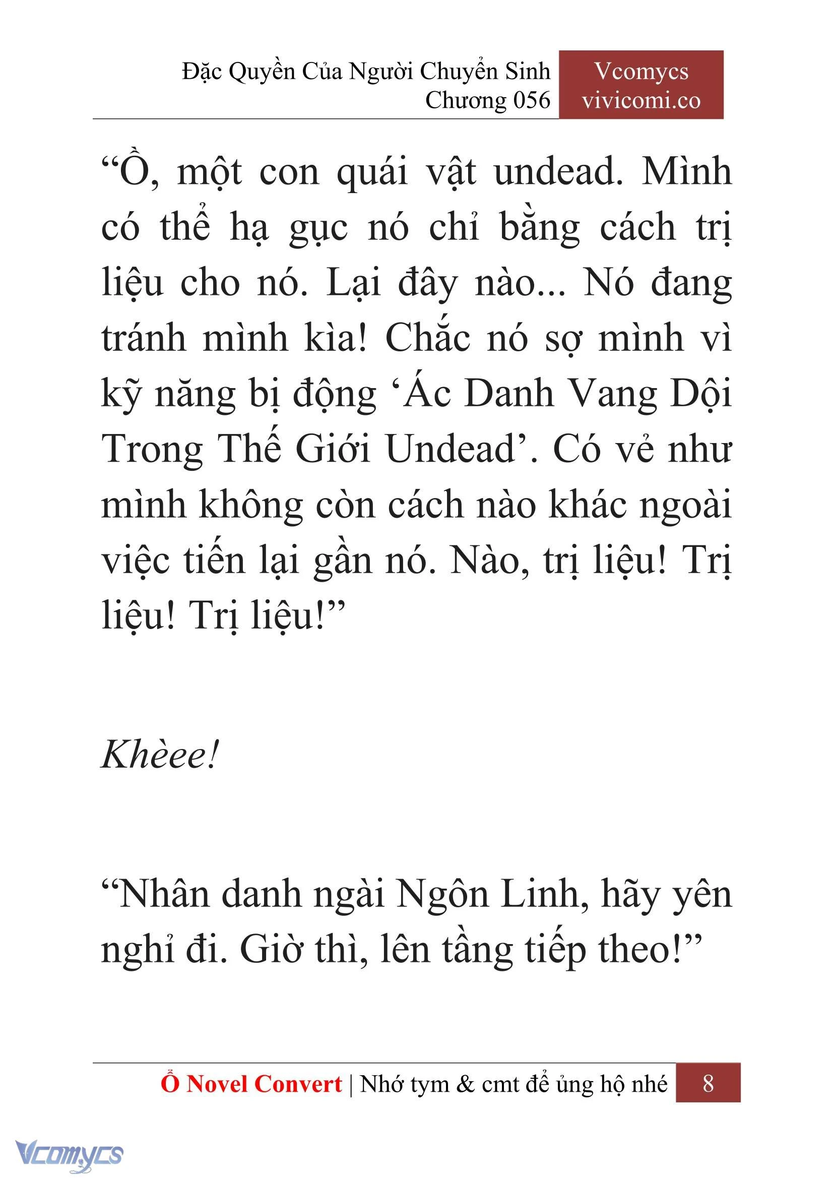 [Novel] Đặc Quyền Của Người Chuyển Sinh Chapter  56 - 10