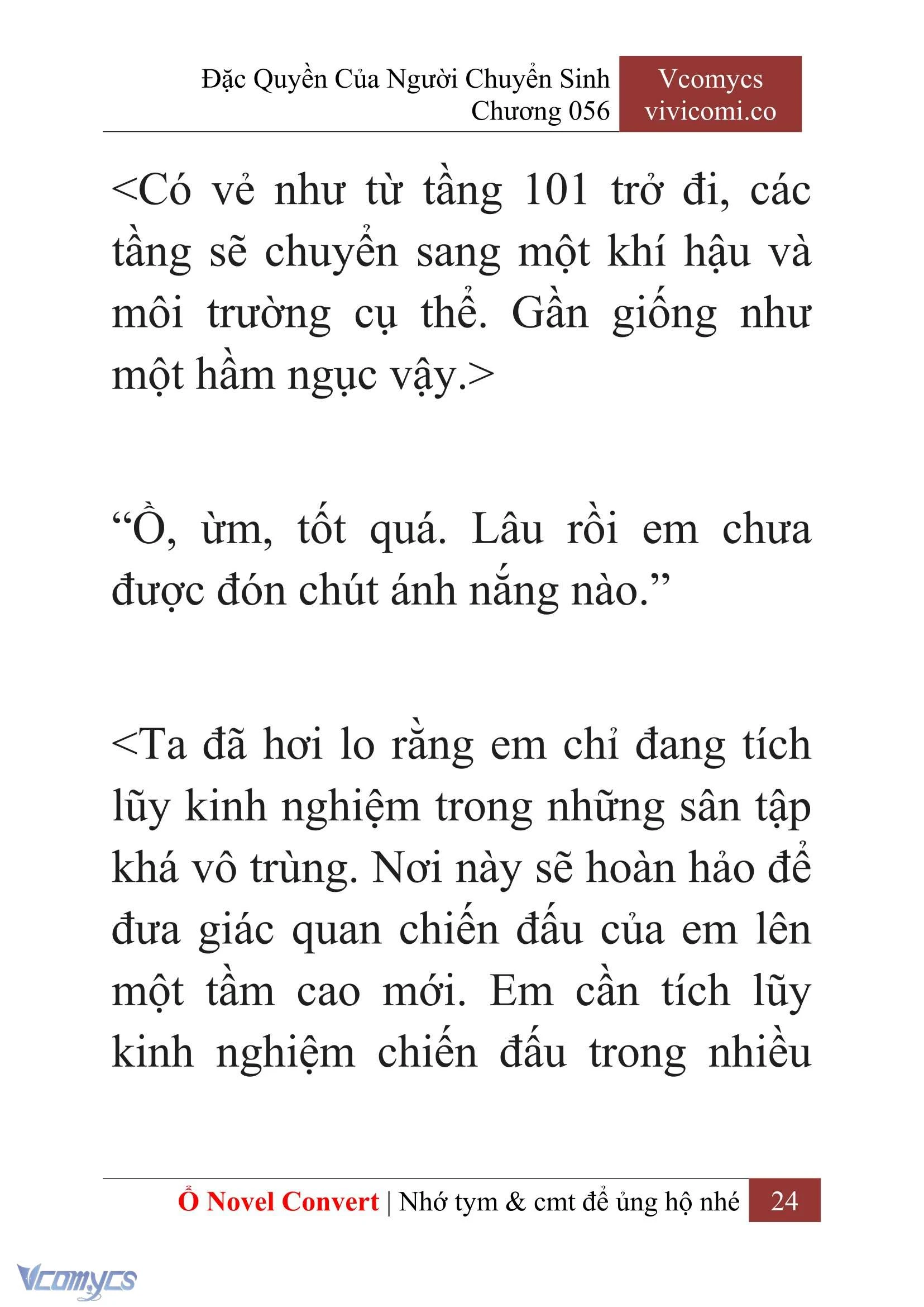 [Novel] Đặc Quyền Của Người Chuyển Sinh Chapter  56 - 26