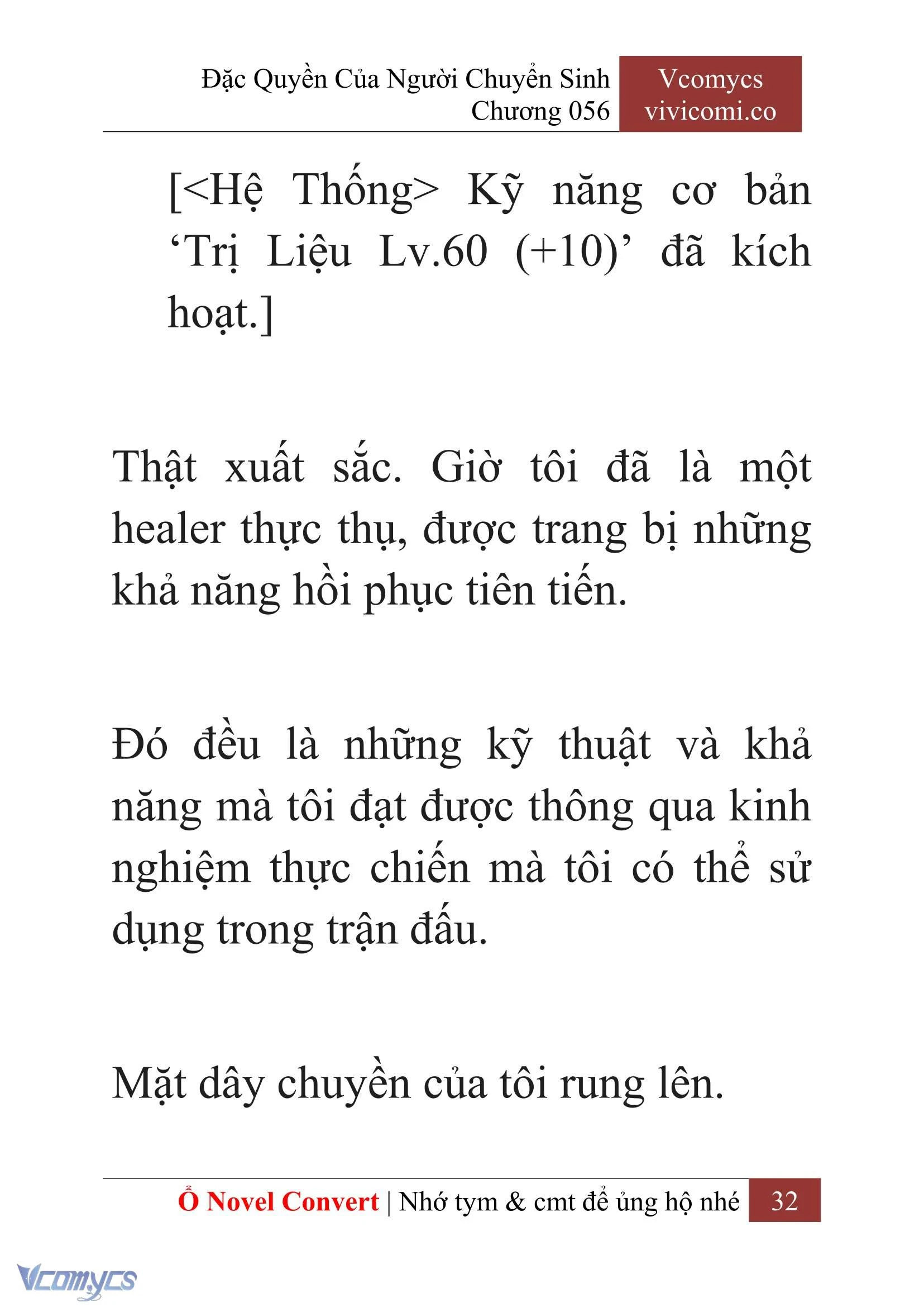 [Novel] Đặc Quyền Của Người Chuyển Sinh Chapter  56 - 34