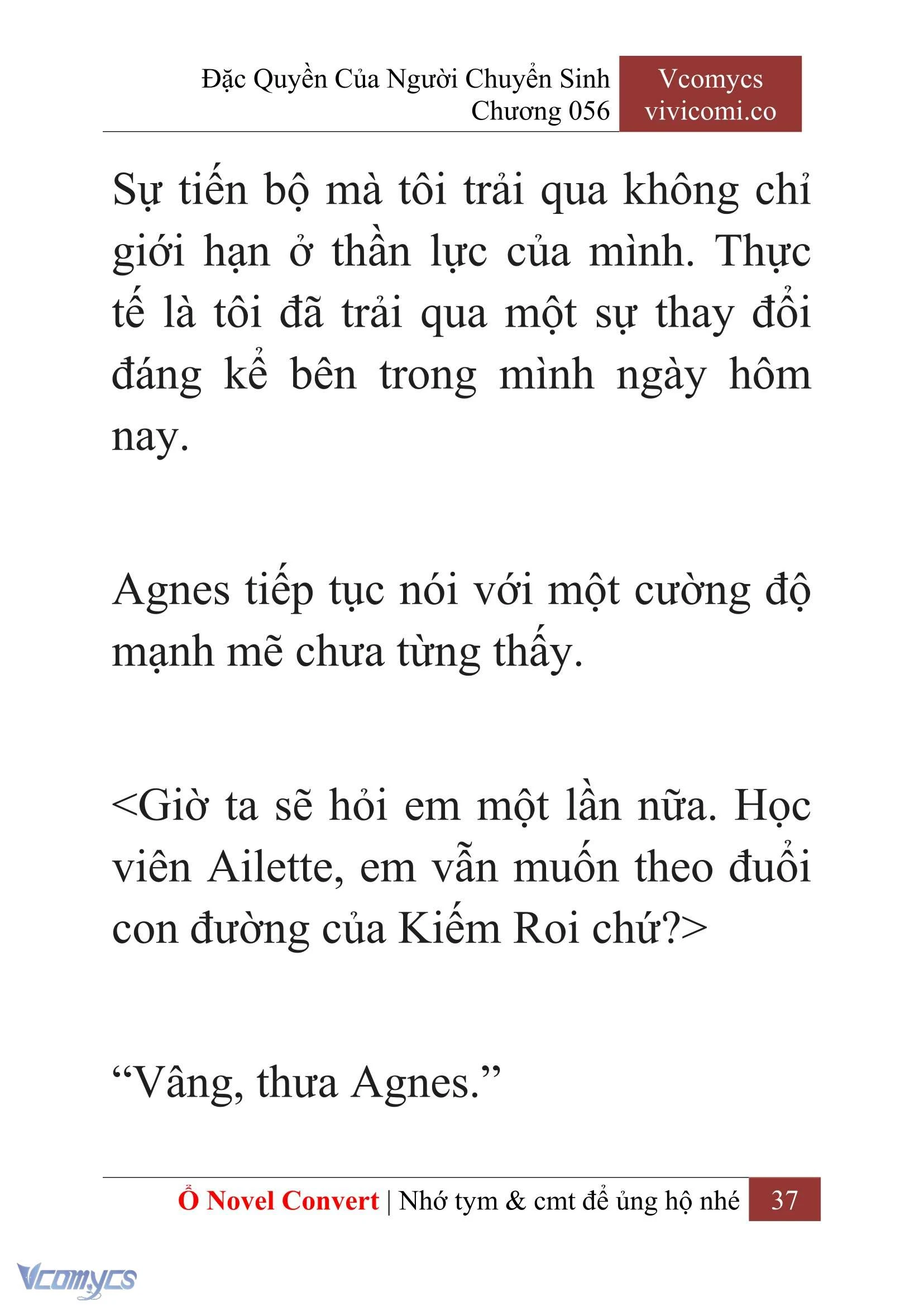[Novel] Đặc Quyền Của Người Chuyển Sinh Chapter  56 - 39