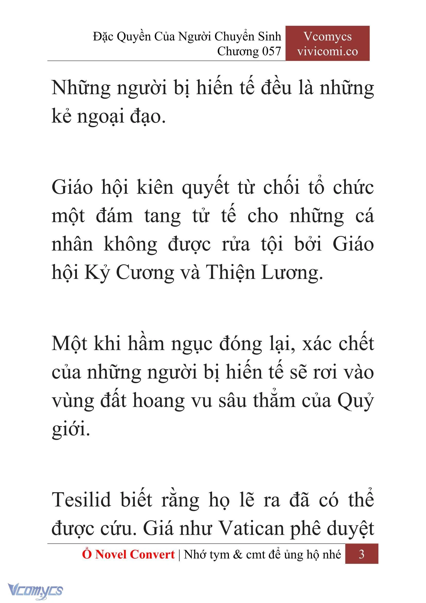 [Novel] Đặc Quyền Của Người Chuyển Sinh Chapter  57 - 5