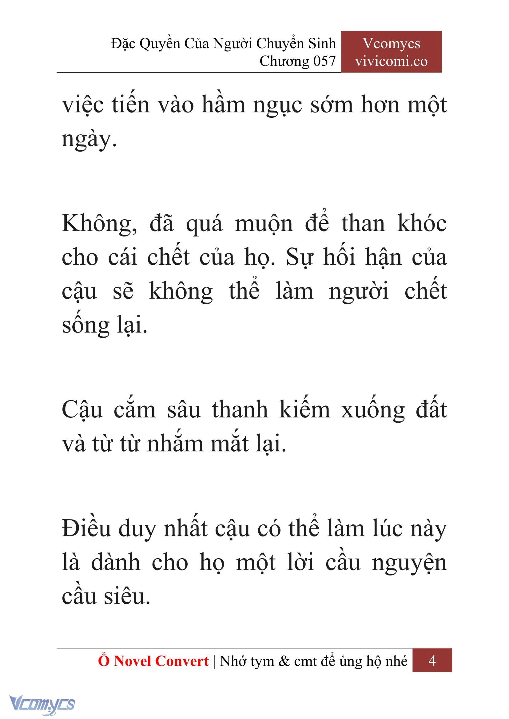 [Novel] Đặc Quyền Của Người Chuyển Sinh Chapter  57 - 6