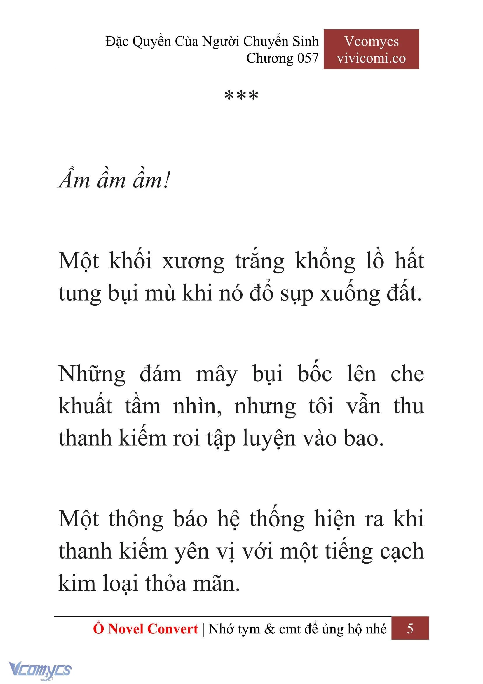 [Novel] Đặc Quyền Của Người Chuyển Sinh Chapter  57 - 7