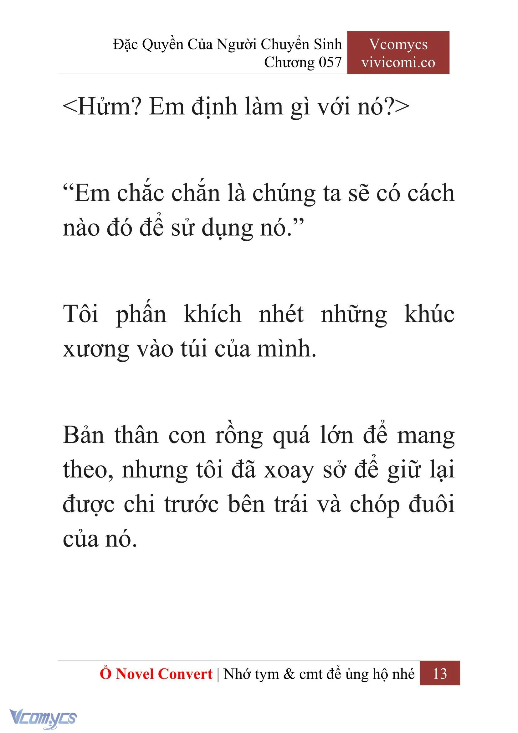 [Novel] Đặc Quyền Của Người Chuyển Sinh Chapter  57 - 15