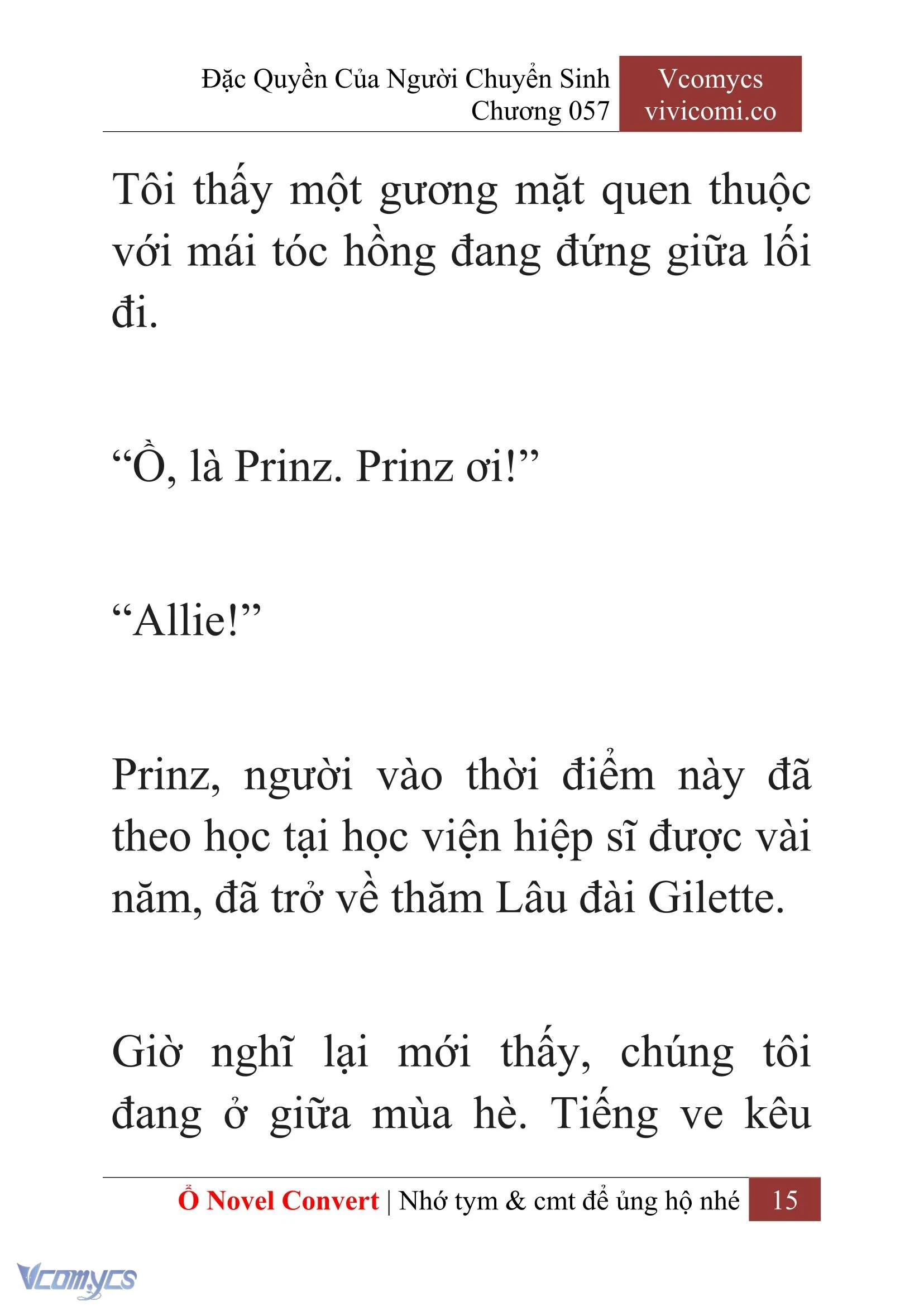 [Novel] Đặc Quyền Của Người Chuyển Sinh Chapter  57 - 17