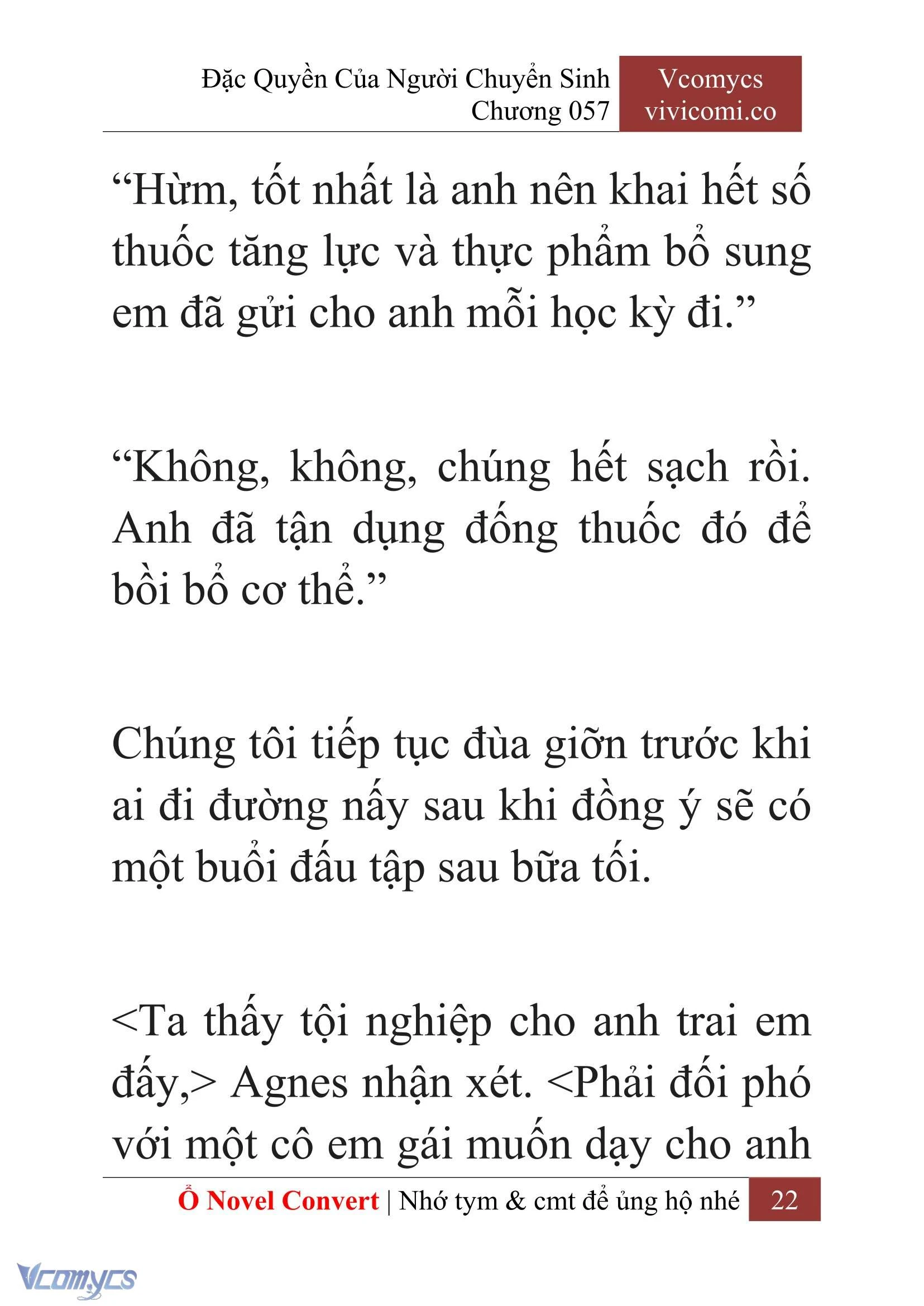 [Novel] Đặc Quyền Của Người Chuyển Sinh Chapter  57 - 24
