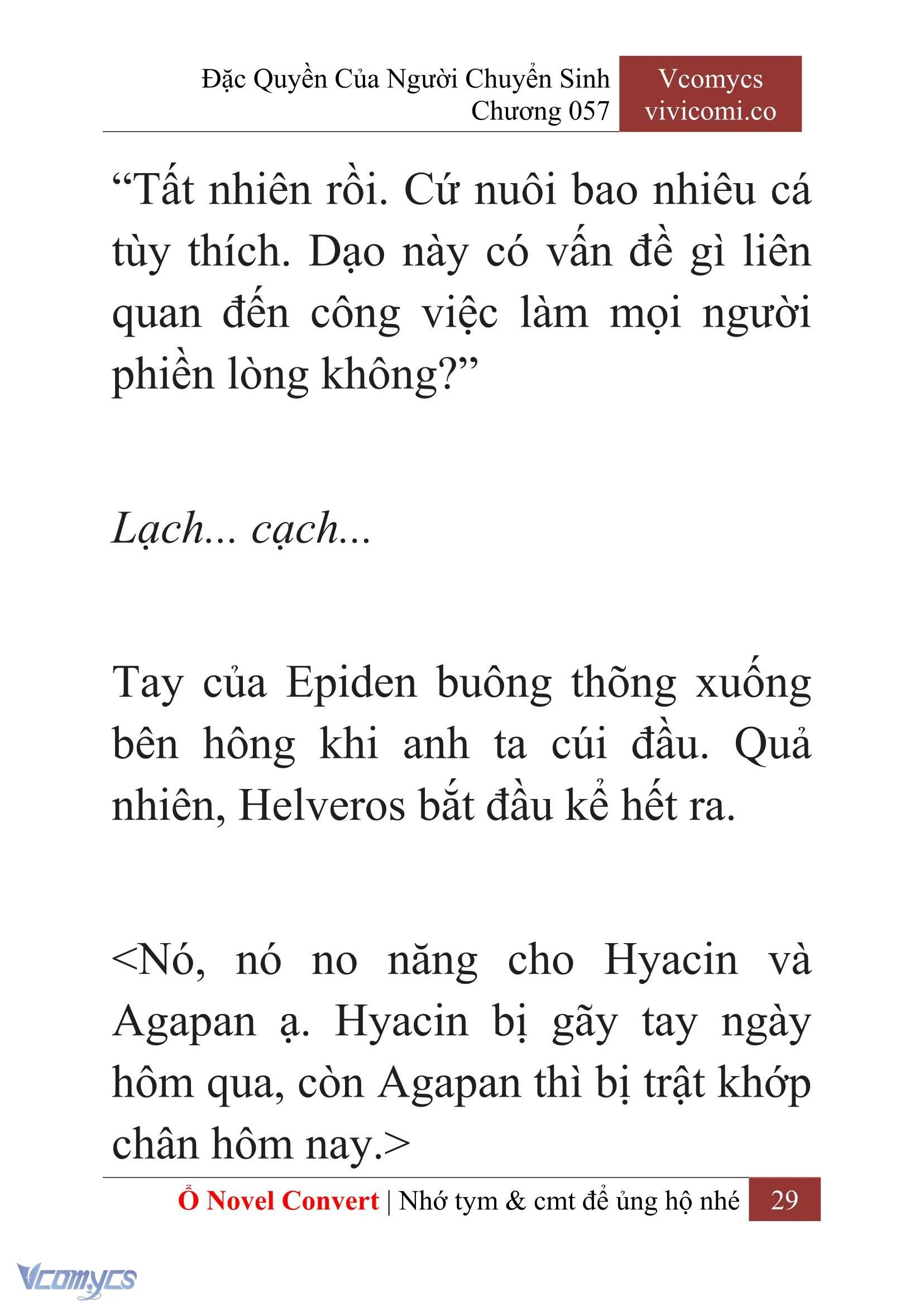[Novel] Đặc Quyền Của Người Chuyển Sinh Chapter  57 - 31