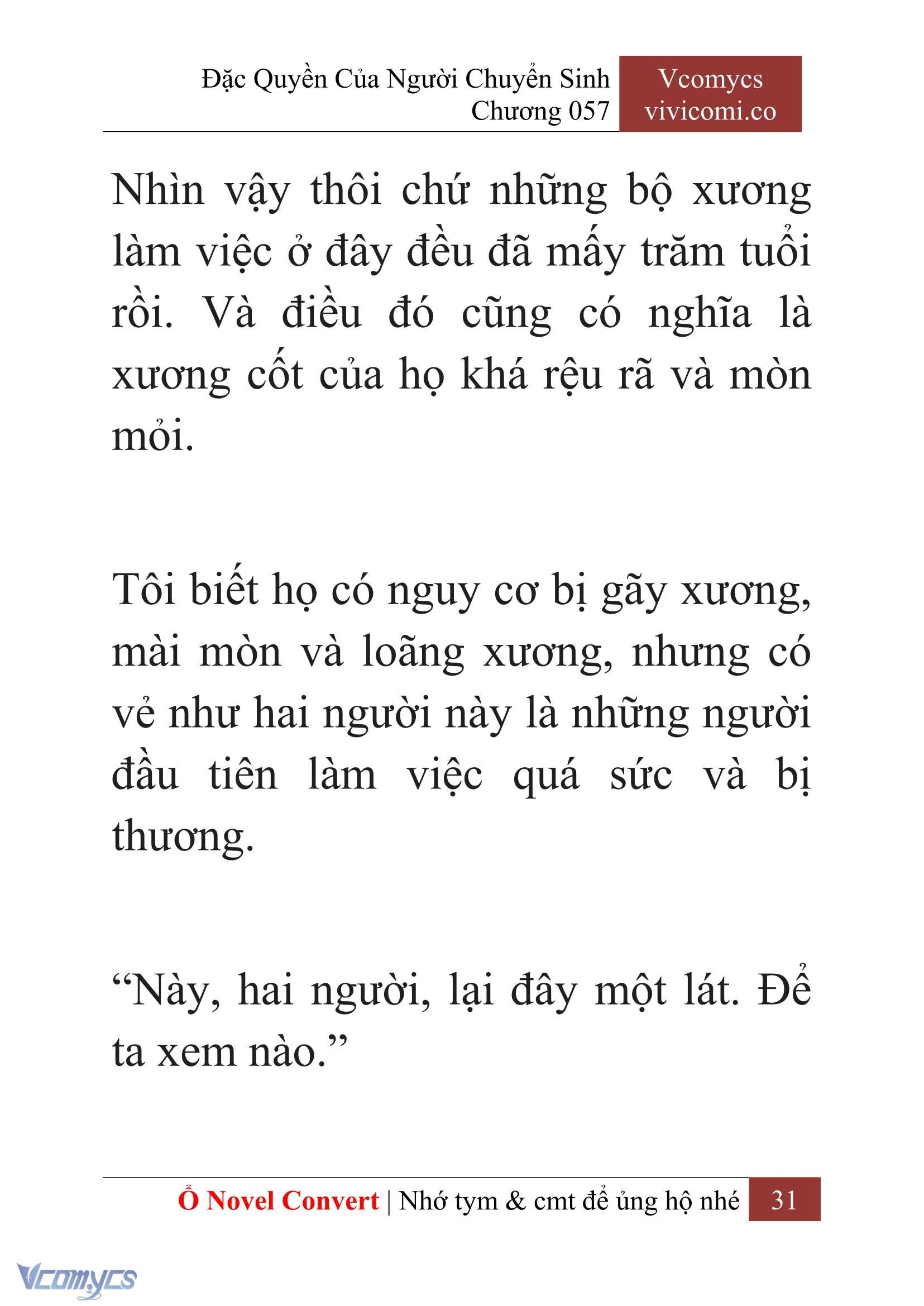 [Novel] Đặc Quyền Của Người Chuyển Sinh Chapter  57 - 33