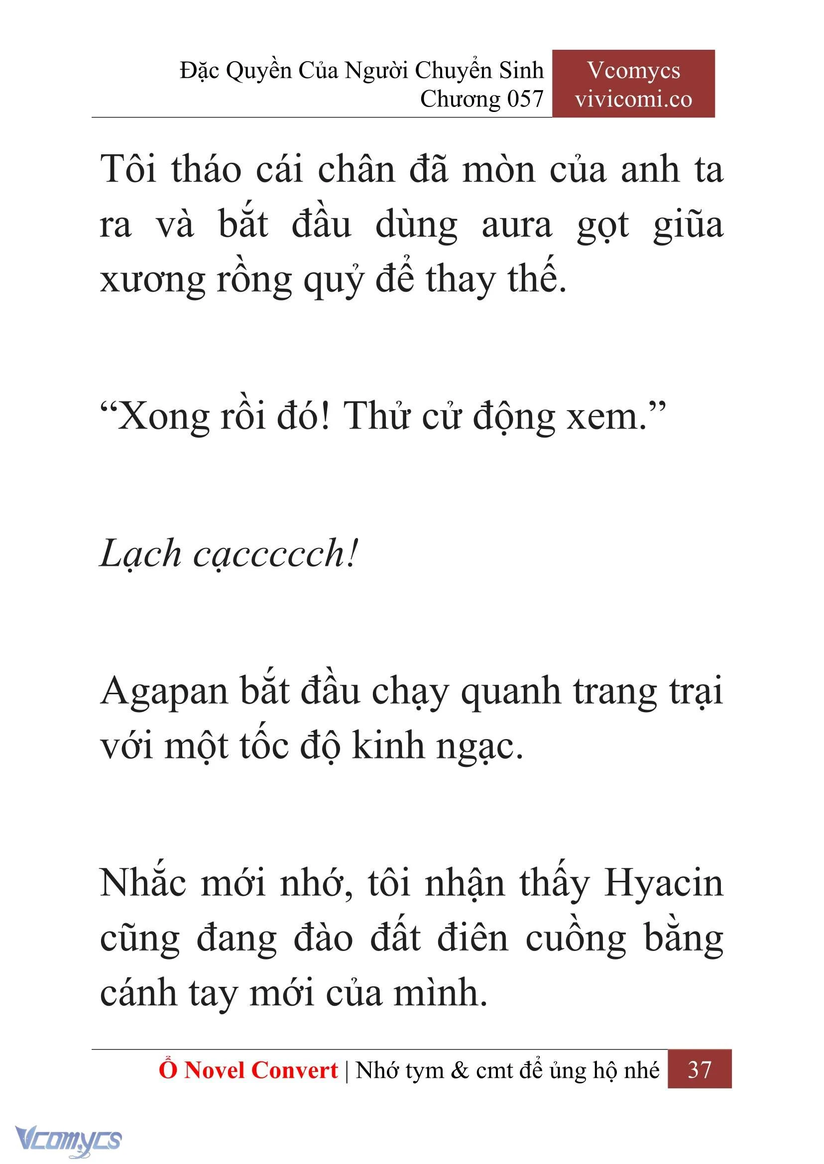 [Novel] Đặc Quyền Của Người Chuyển Sinh Chapter  57 - 39