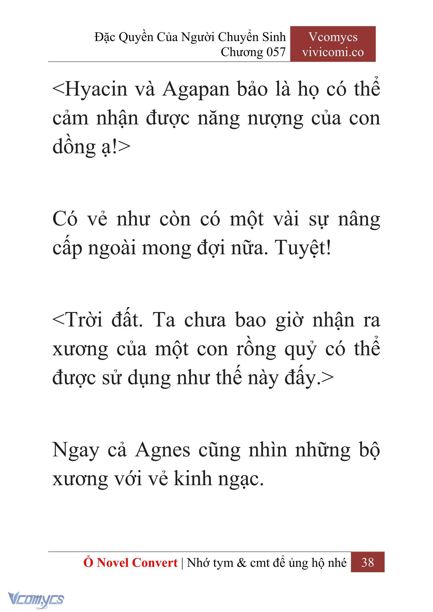 [Novel] Đặc Quyền Của Người Chuyển Sinh Chapter  57 - 40