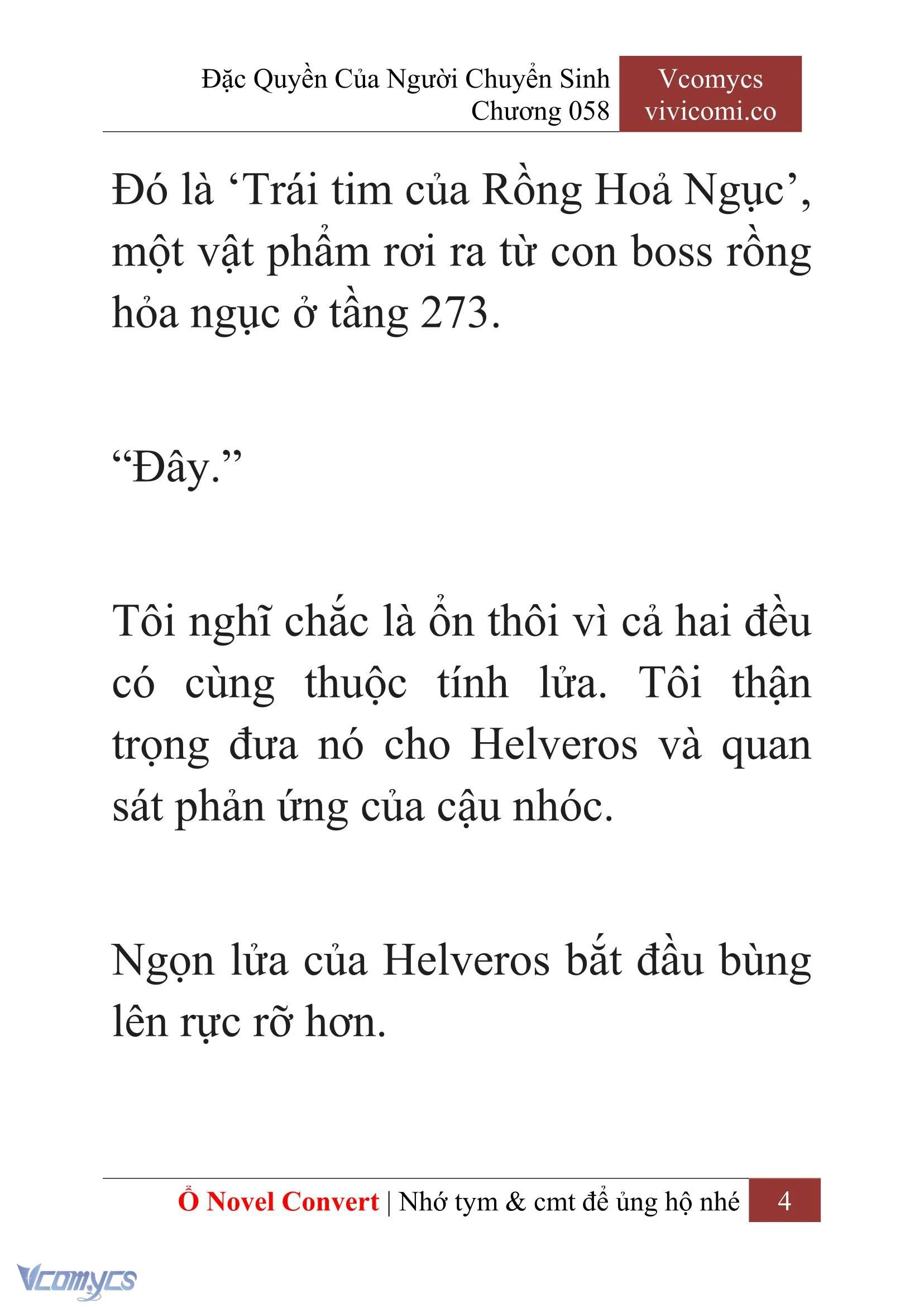[Novel] Đặc Quyền Của Người Chuyển Sinh Chapter  58 - 6