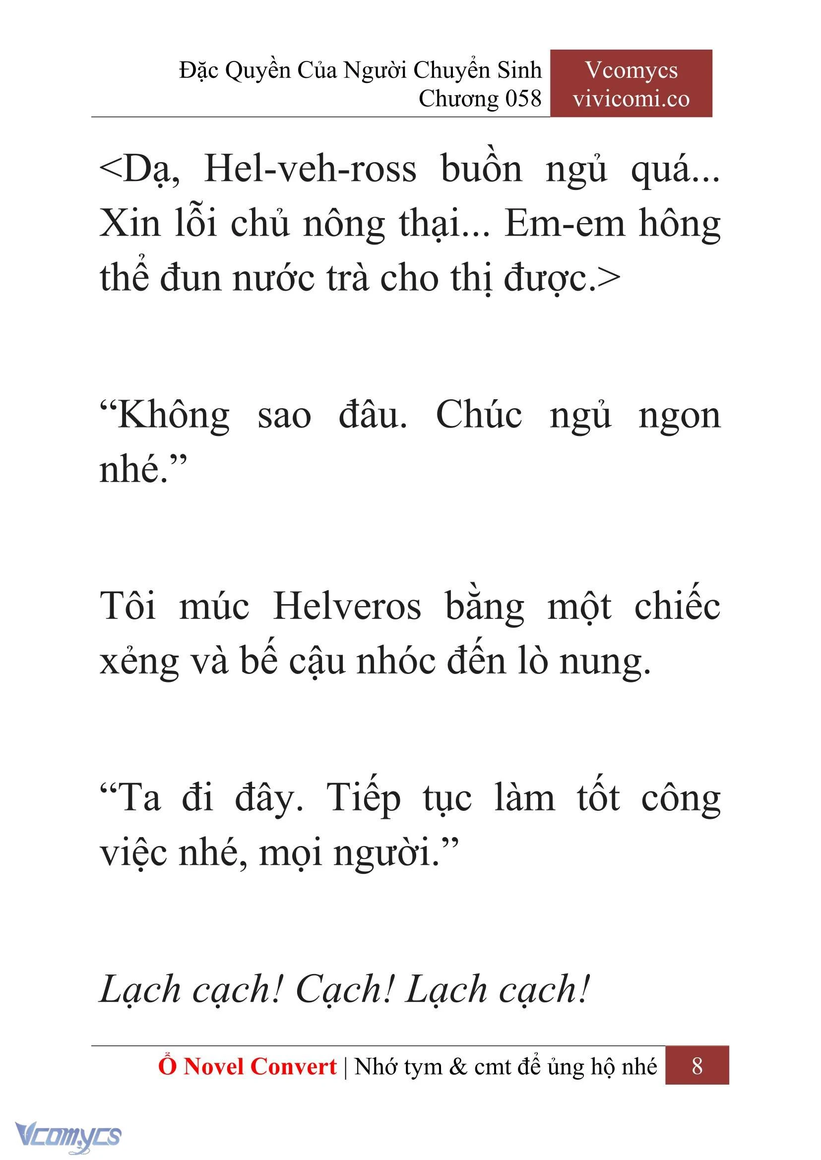 [Novel] Đặc Quyền Của Người Chuyển Sinh Chapter  58 - 10