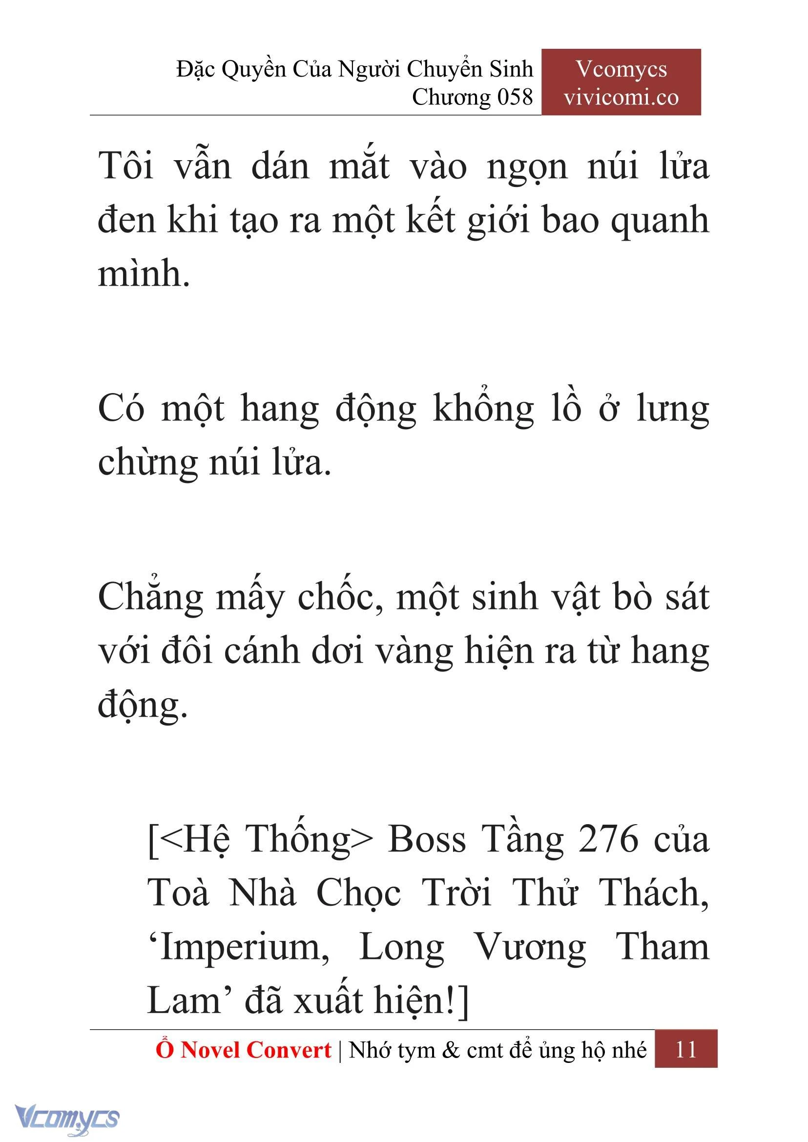 [Novel] Đặc Quyền Của Người Chuyển Sinh Chapter  58 - 13