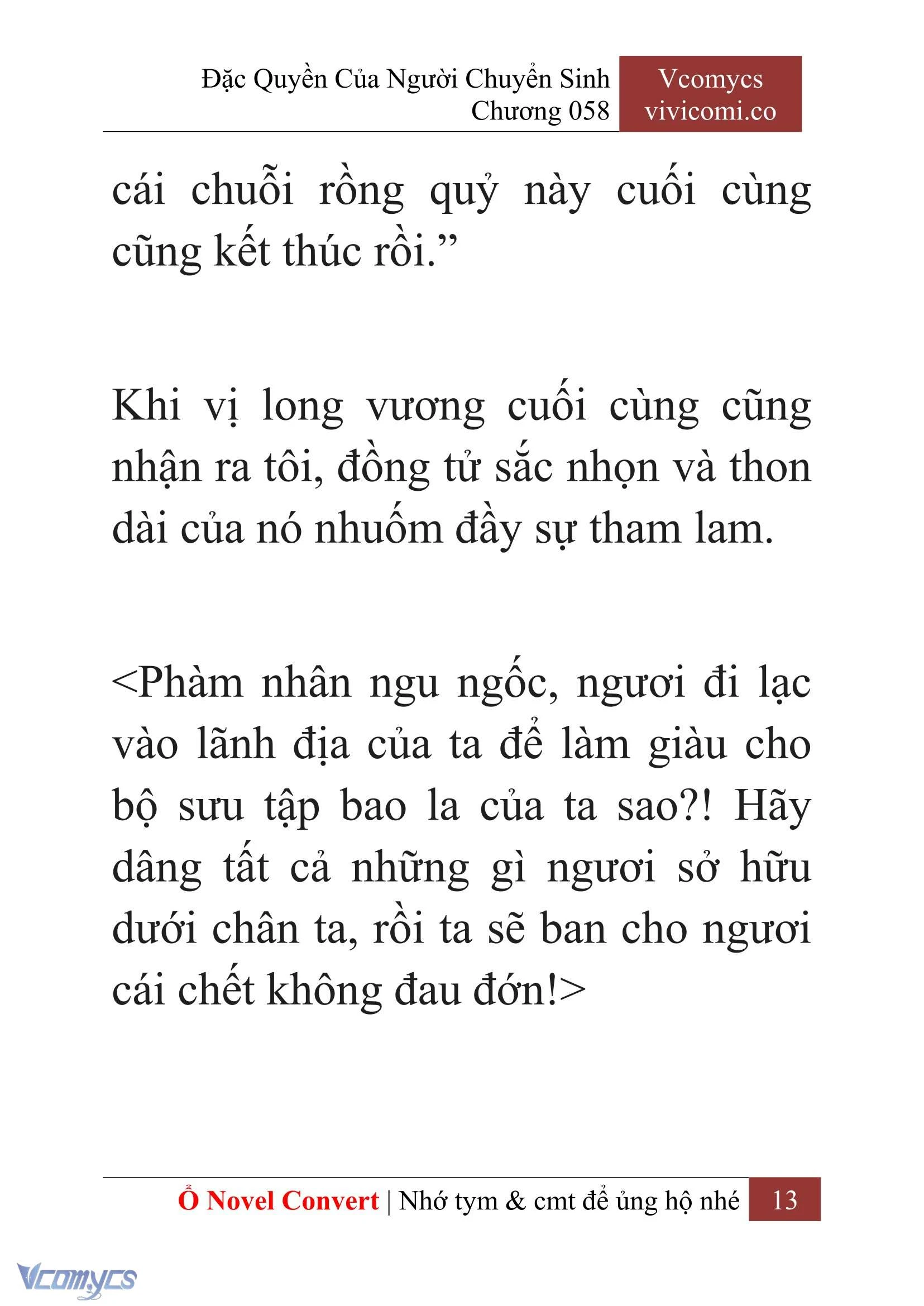 [Novel] Đặc Quyền Của Người Chuyển Sinh Chapter  58 - 15