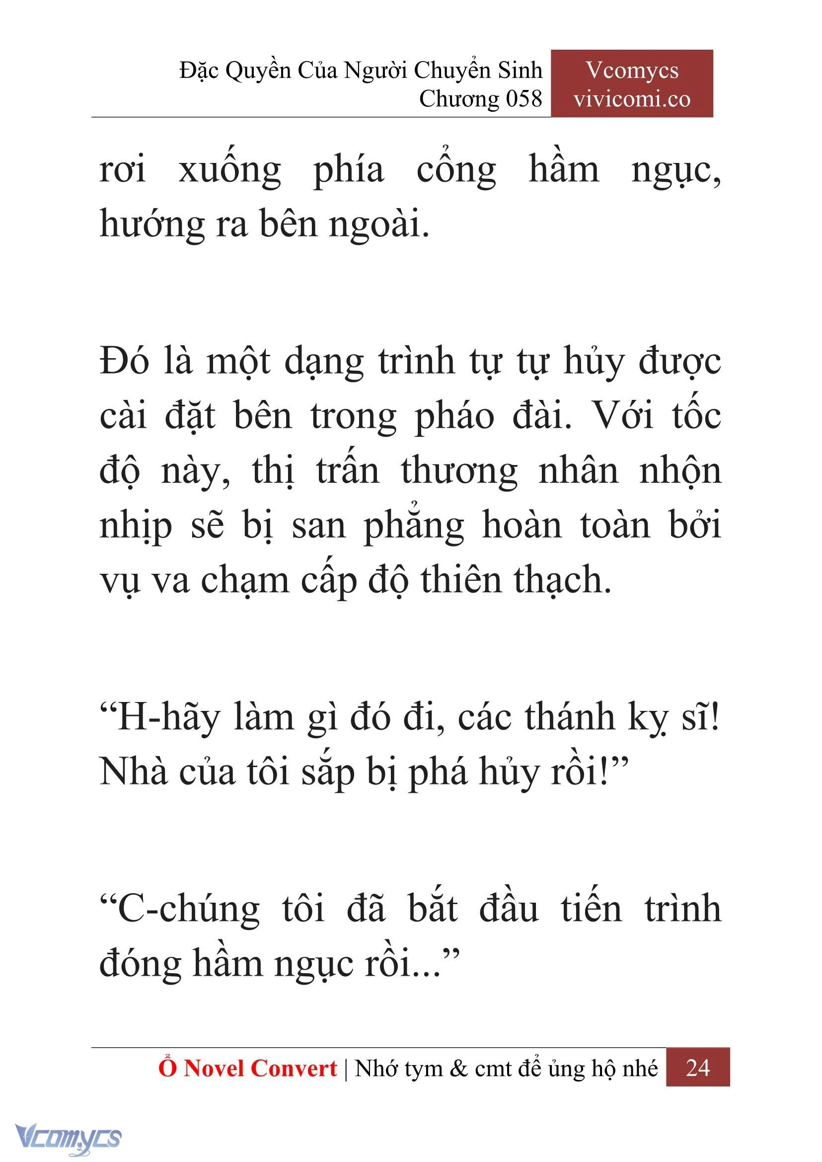 [Novel] Đặc Quyền Của Người Chuyển Sinh Chapter  58 - 26