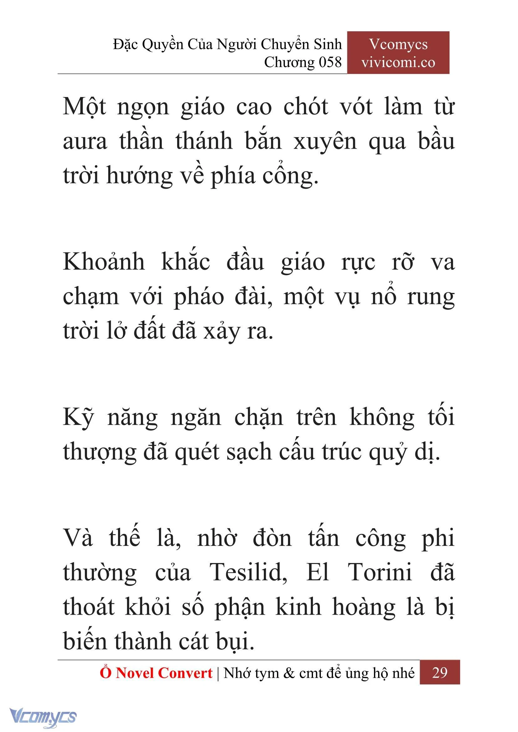 [Novel] Đặc Quyền Của Người Chuyển Sinh Chapter  58 - 31