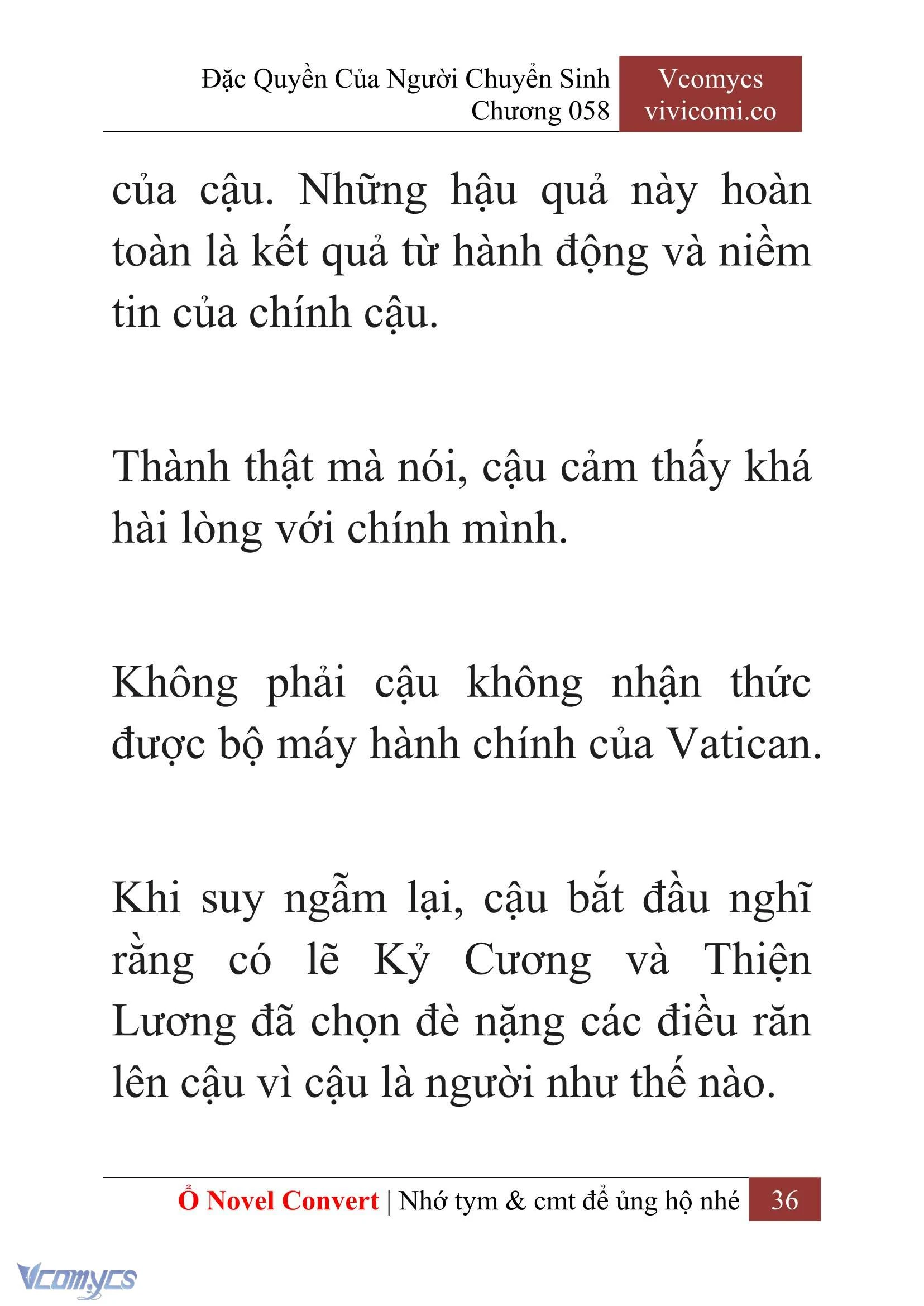 [Novel] Đặc Quyền Của Người Chuyển Sinh Chapter  58 - 38