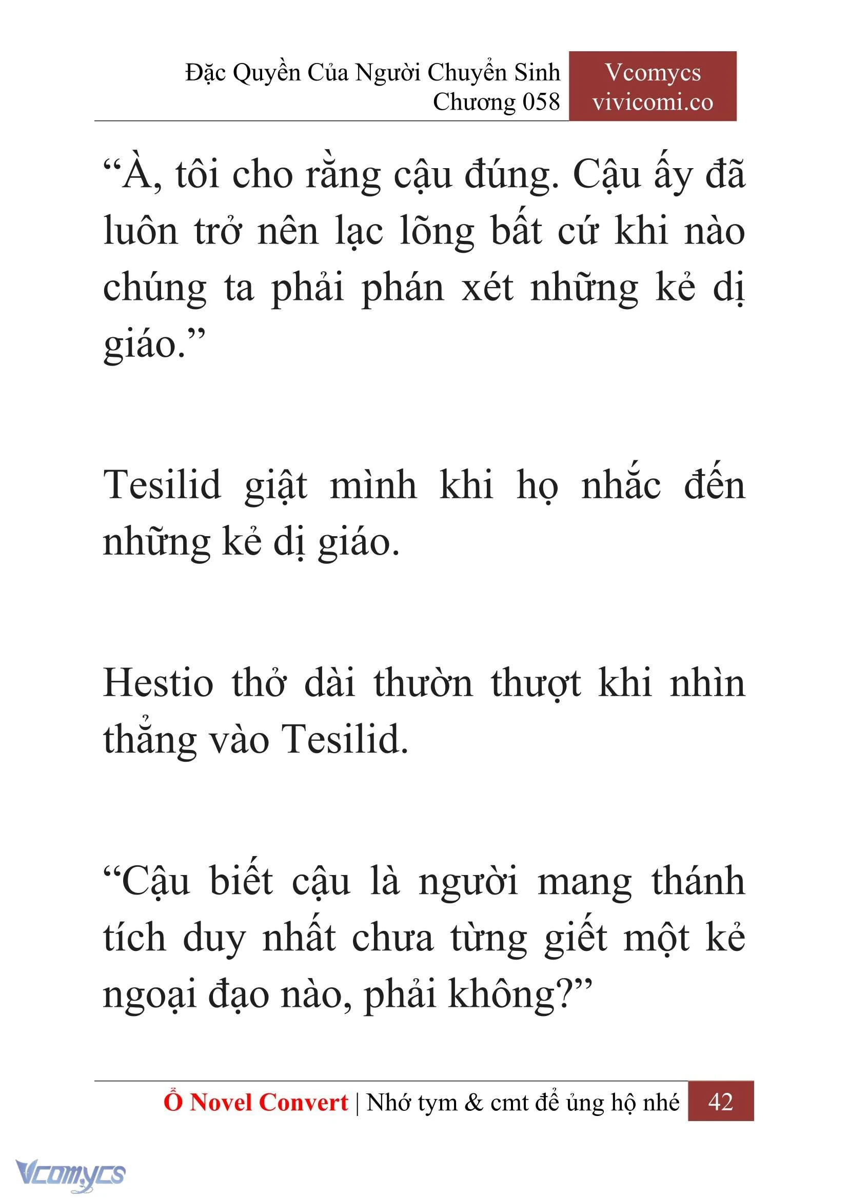 [Novel] Đặc Quyền Của Người Chuyển Sinh Chapter  58 - 44