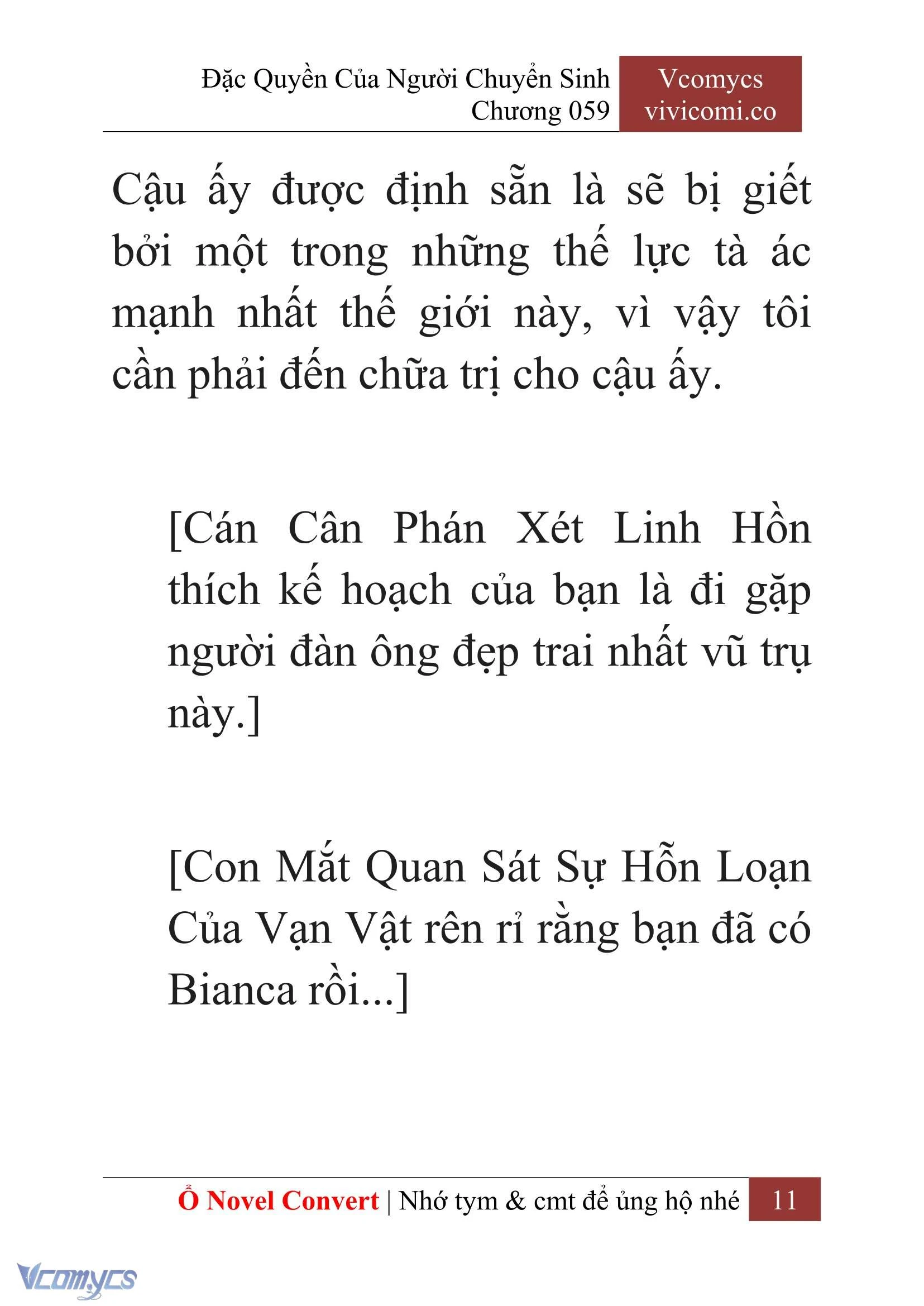 [Novel] Đặc Quyền Của Người Chuyển Sinh Chapter  59 - 13