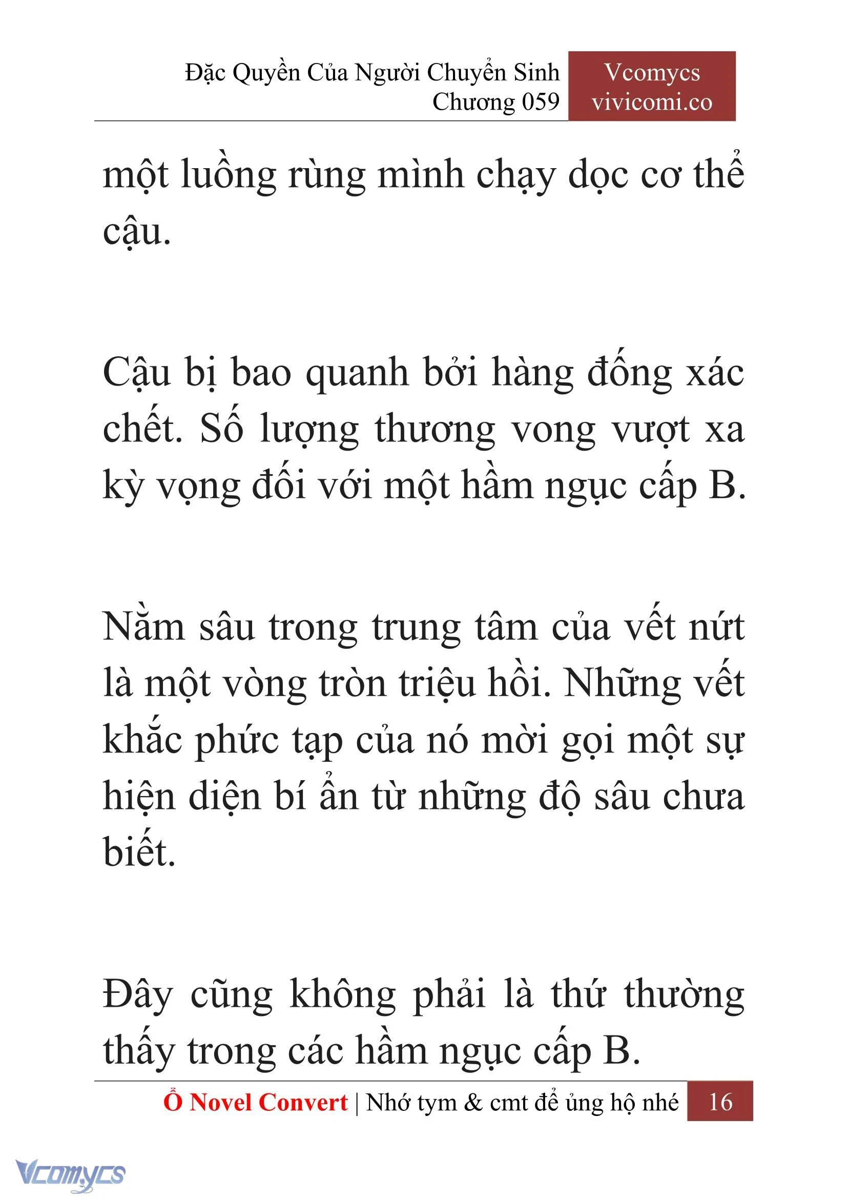 [Novel] Đặc Quyền Của Người Chuyển Sinh Chapter  59 - 18