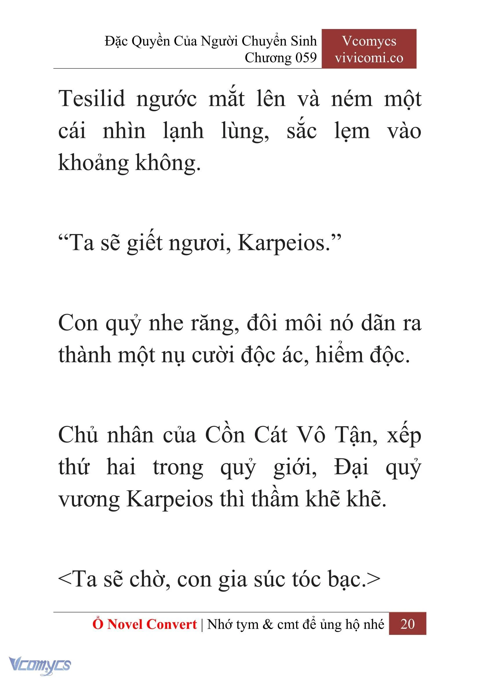 [Novel] Đặc Quyền Của Người Chuyển Sinh Chapter  59 - 22