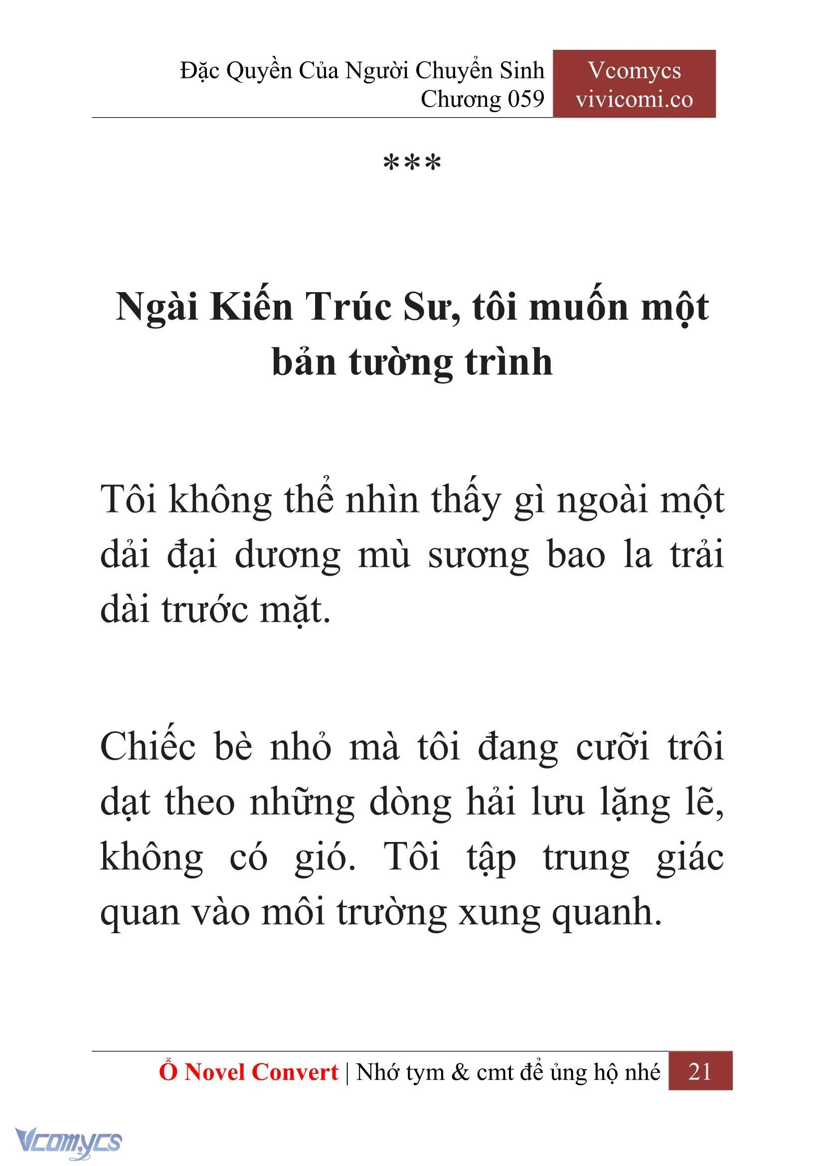[Novel] Đặc Quyền Của Người Chuyển Sinh Chapter  59 - 23