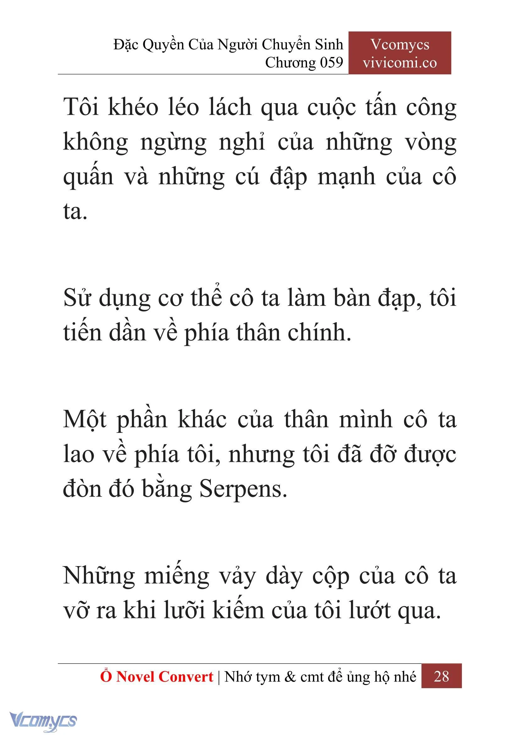 [Novel] Đặc Quyền Của Người Chuyển Sinh Chapter  59 - 30