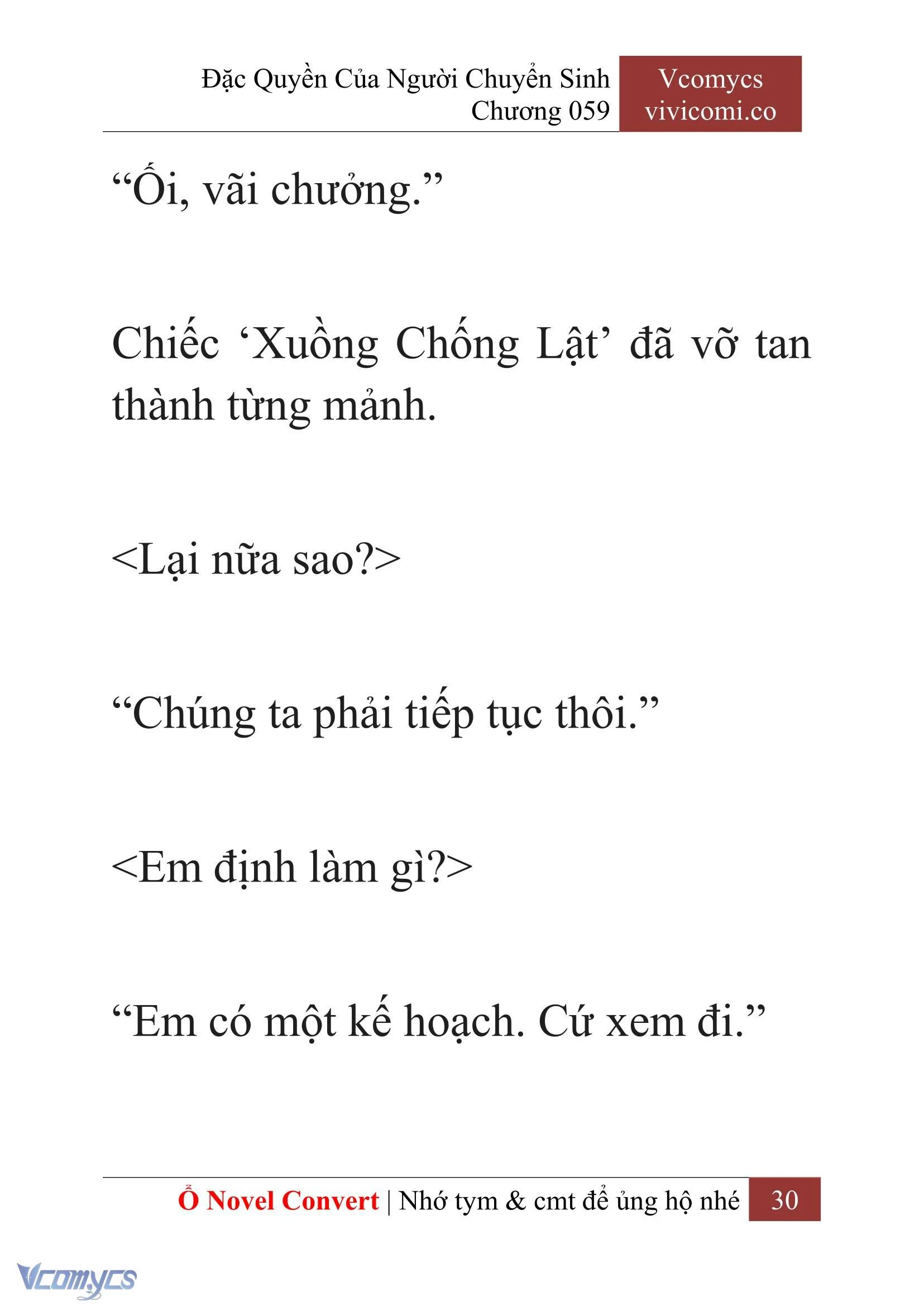 [Novel] Đặc Quyền Của Người Chuyển Sinh Chapter  59 - 32