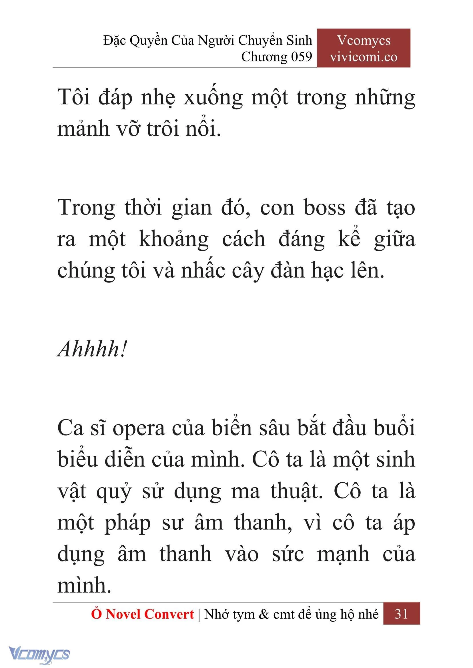 [Novel] Đặc Quyền Của Người Chuyển Sinh Chapter  59 - 33