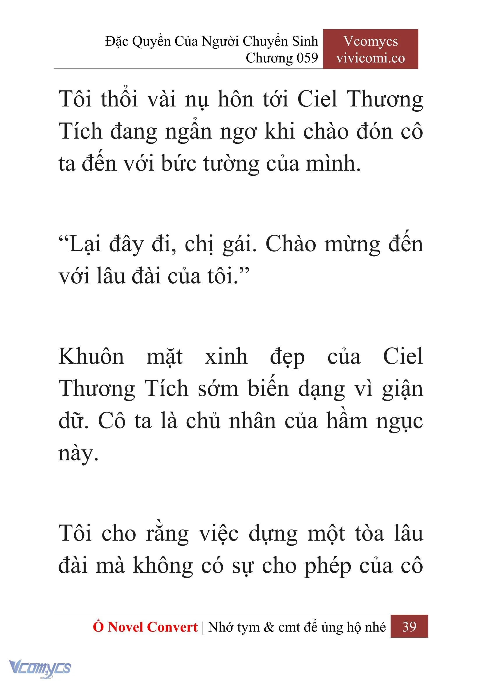 [Novel] Đặc Quyền Của Người Chuyển Sinh Chapter  59 - 41