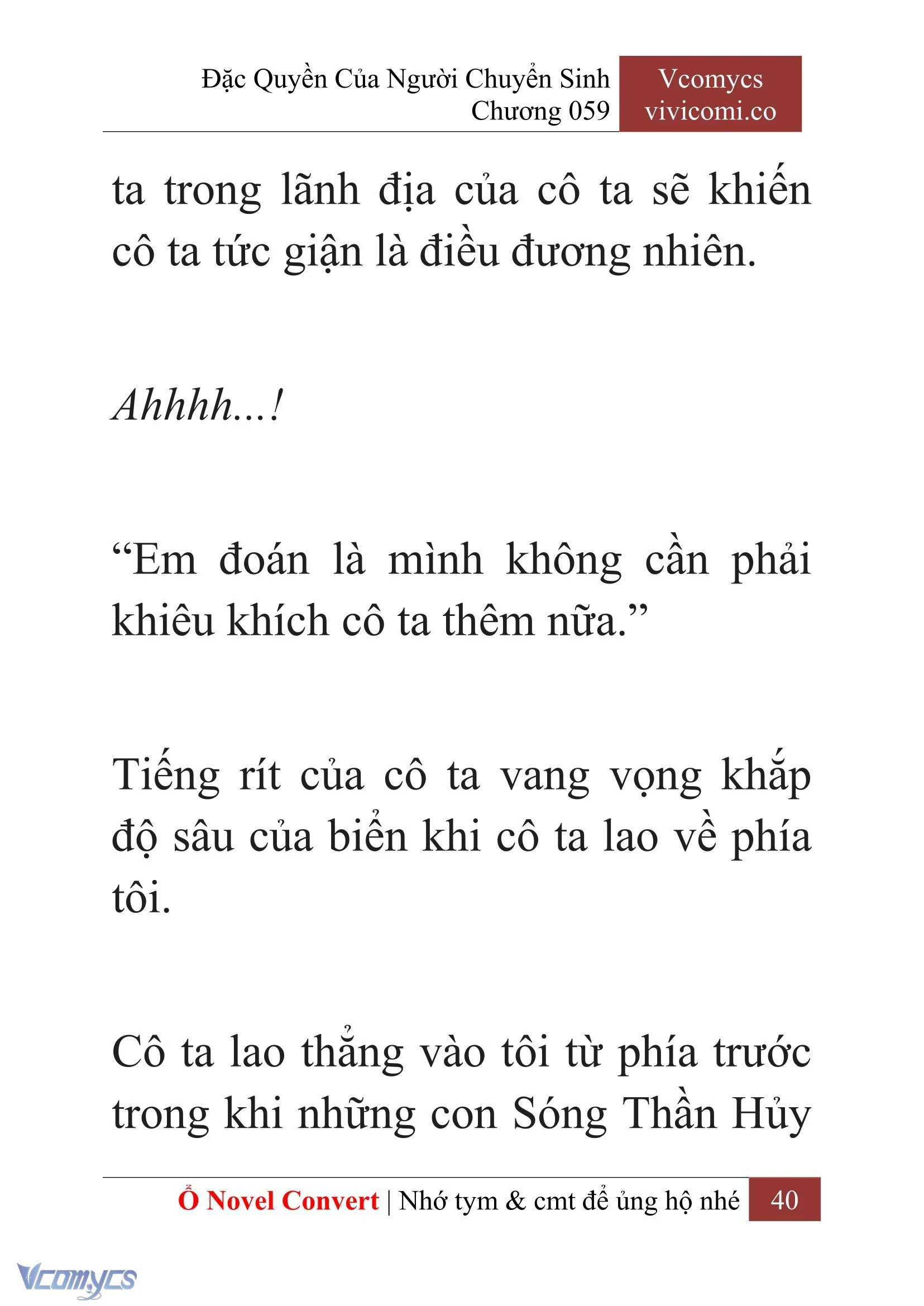 [Novel] Đặc Quyền Của Người Chuyển Sinh Chapter  59 - 42