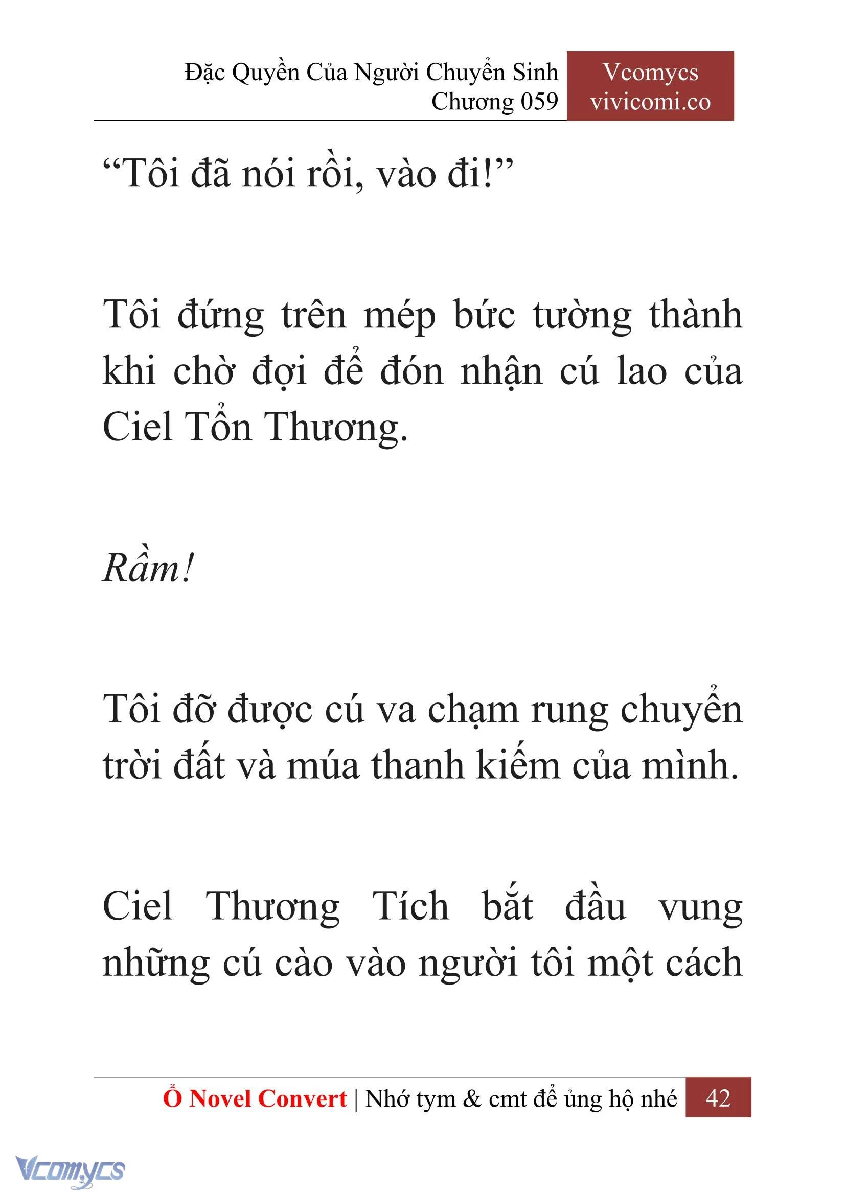 [Novel] Đặc Quyền Của Người Chuyển Sinh Chapter  59 - 44