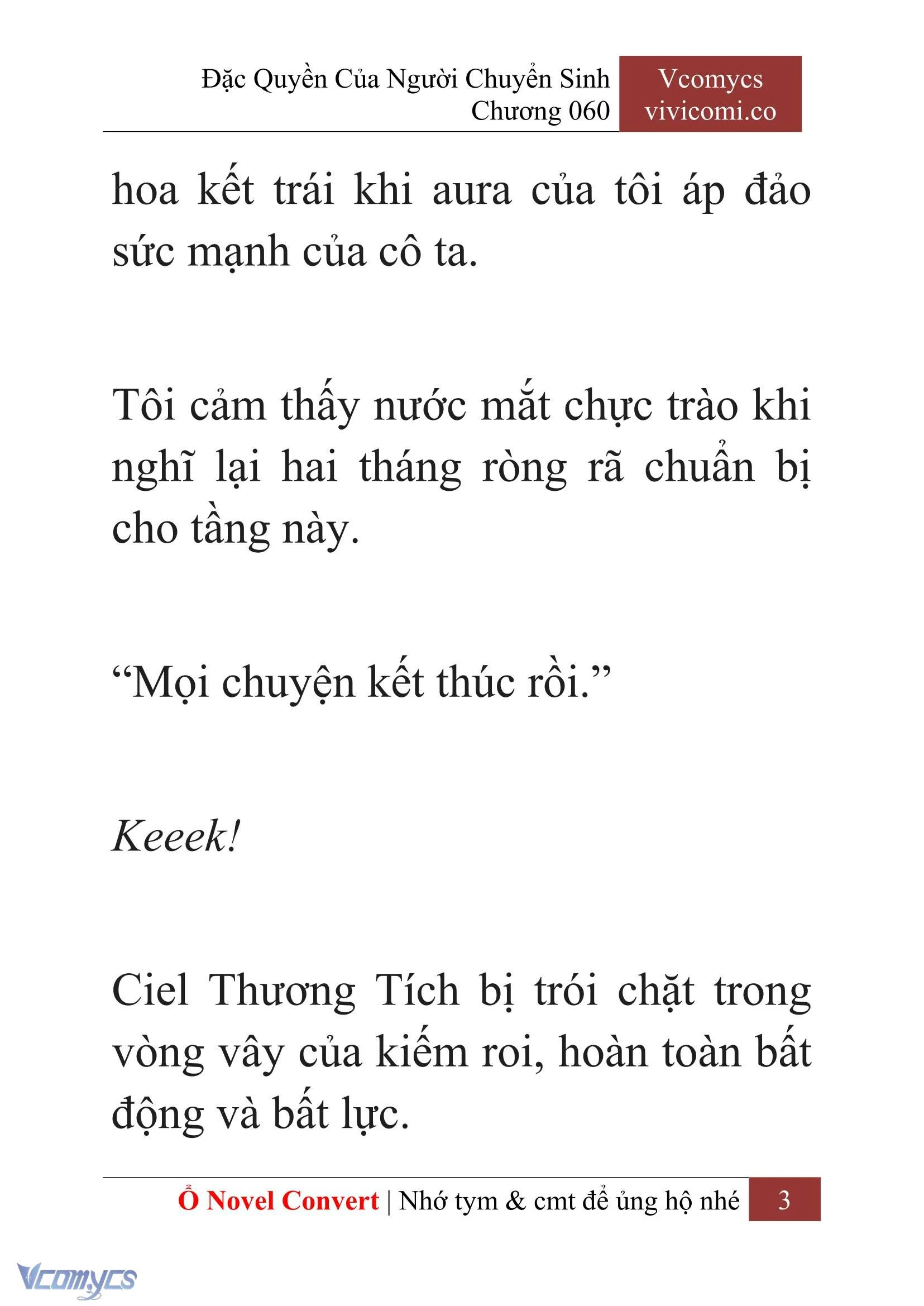 [Novel] Đặc Quyền Của Người Chuyển Sinh Chapter  60 - 5