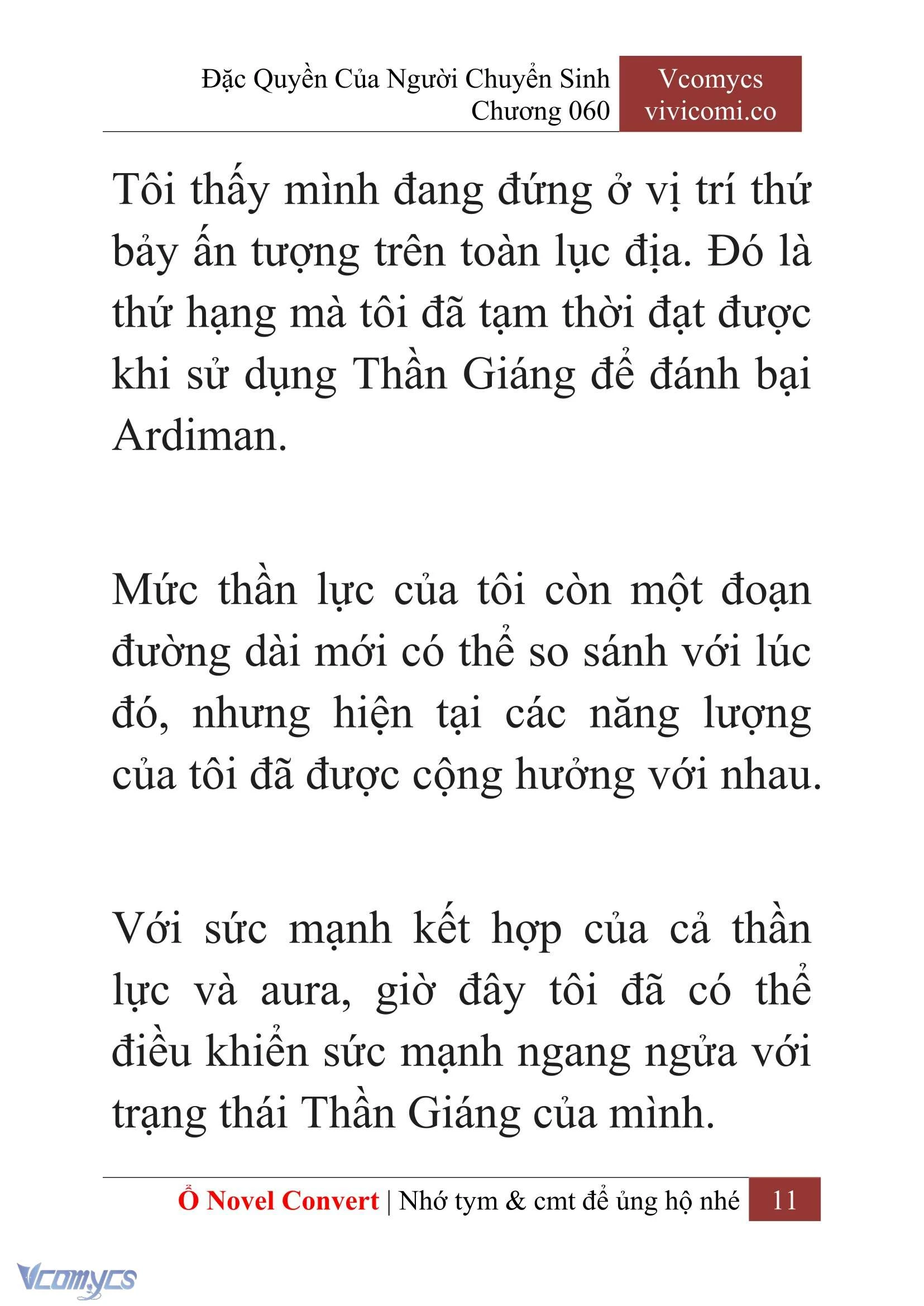 [Novel] Đặc Quyền Của Người Chuyển Sinh Chapter  60 - 13