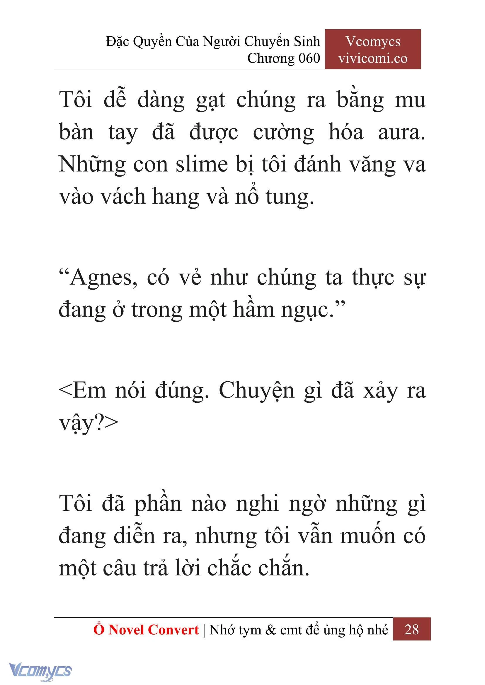 [Novel] Đặc Quyền Của Người Chuyển Sinh Chapter  60 - 30