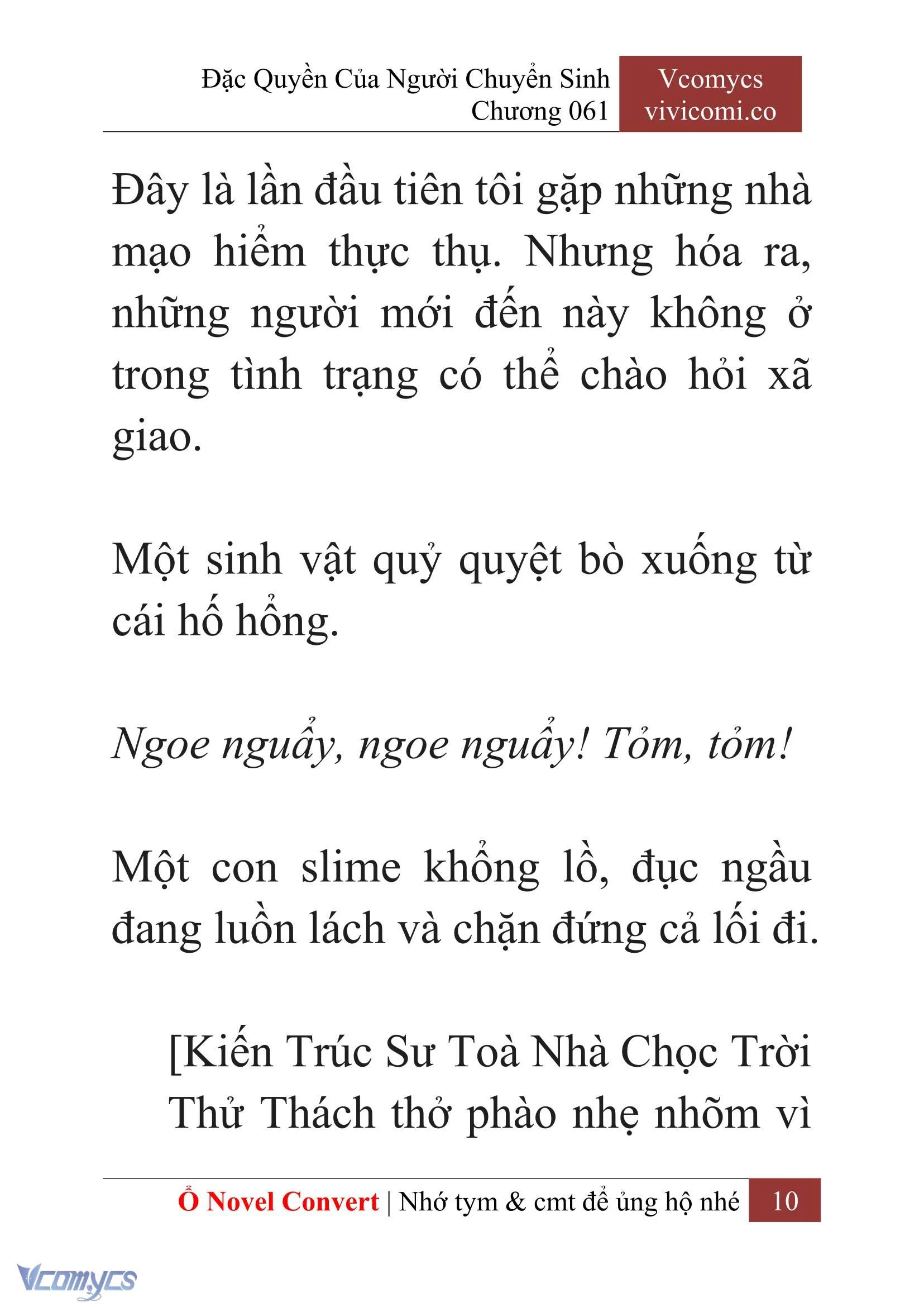 [Novel] Đặc Quyền Của Người Chuyển Sinh Chapter  61 - 12