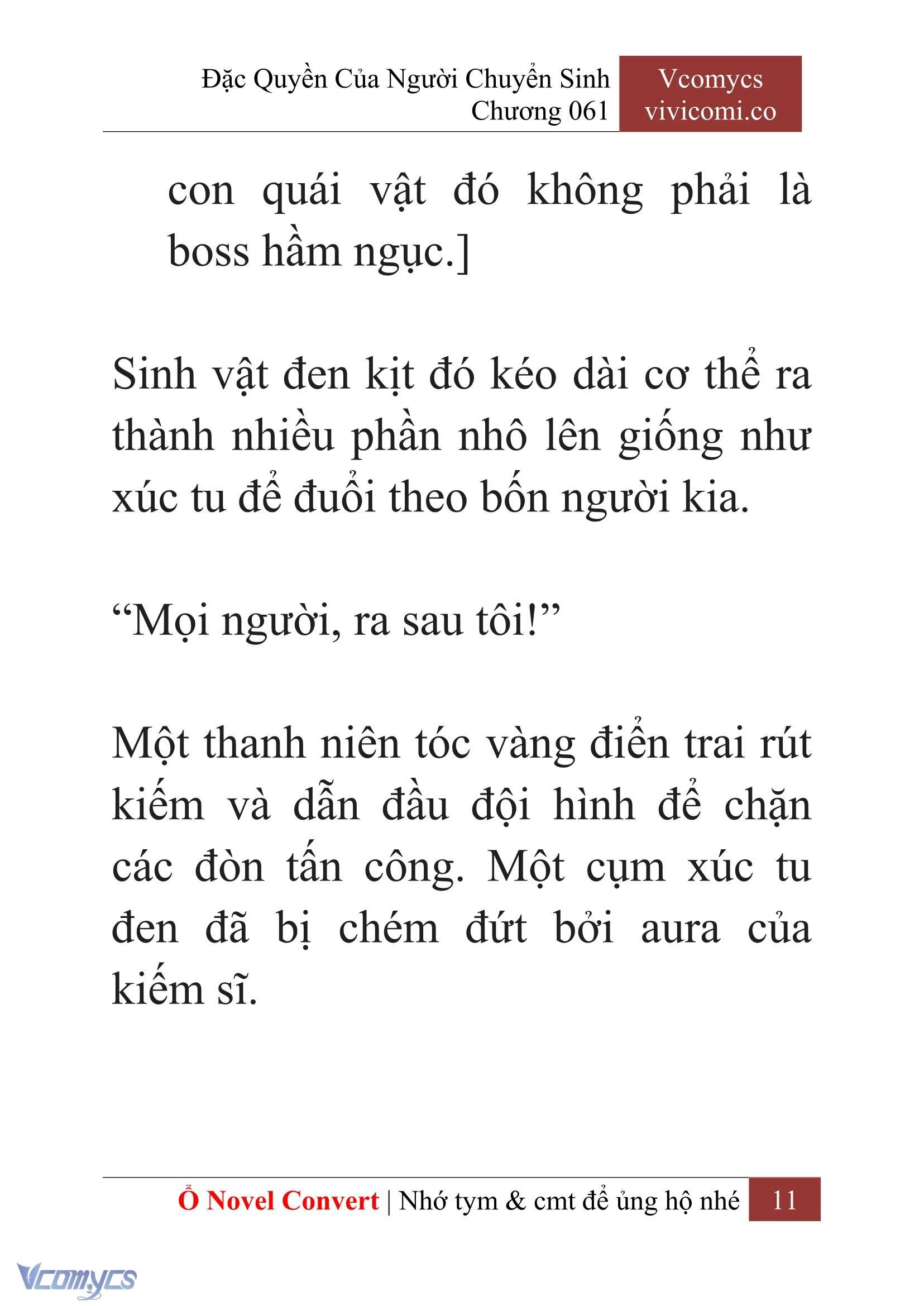 [Novel] Đặc Quyền Của Người Chuyển Sinh Chapter  61 - 13